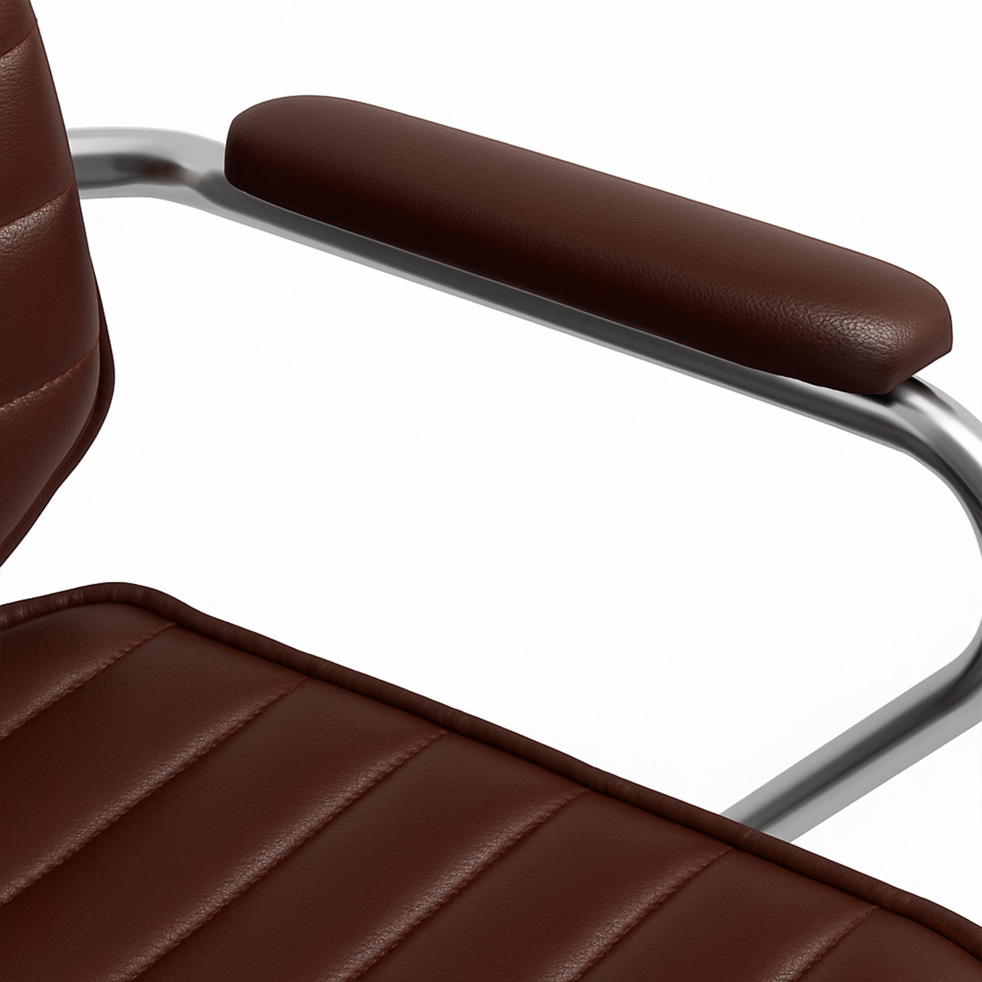Chaise de Bureau Rako en Cuir Synthétique
