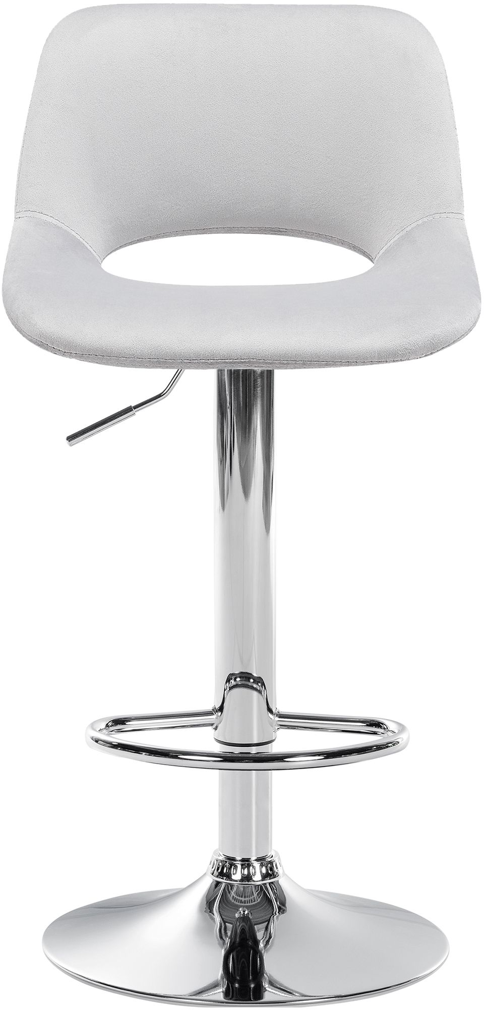 Lot de 2 tabourets de bar Camden velours