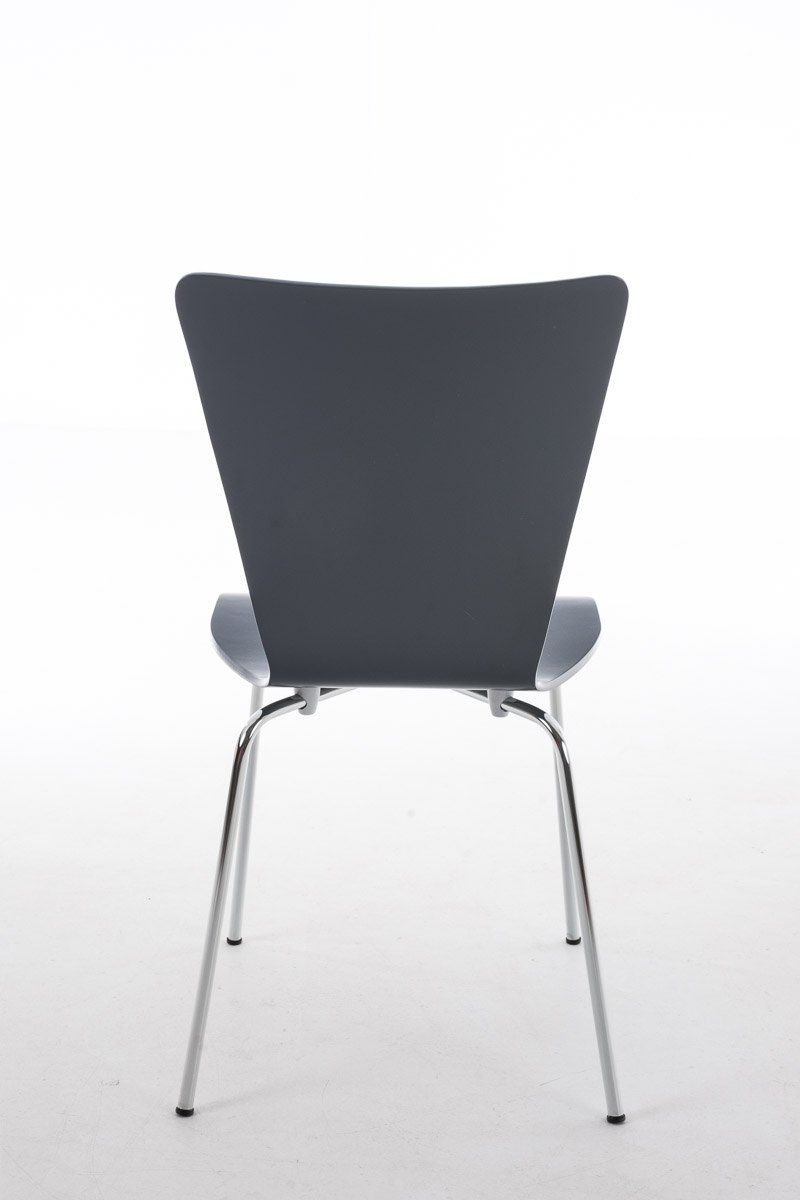 Lot de 2 chaises visiteur Aaron Gris