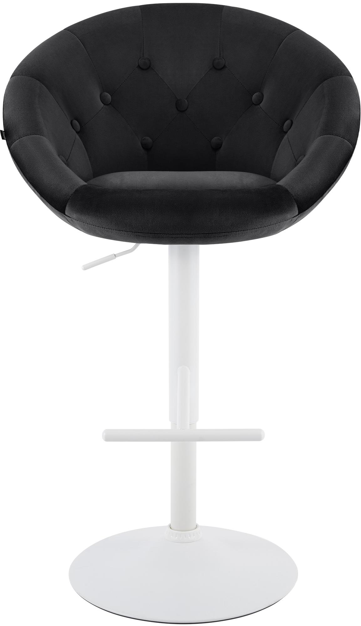 Tabouret de bar London en velours