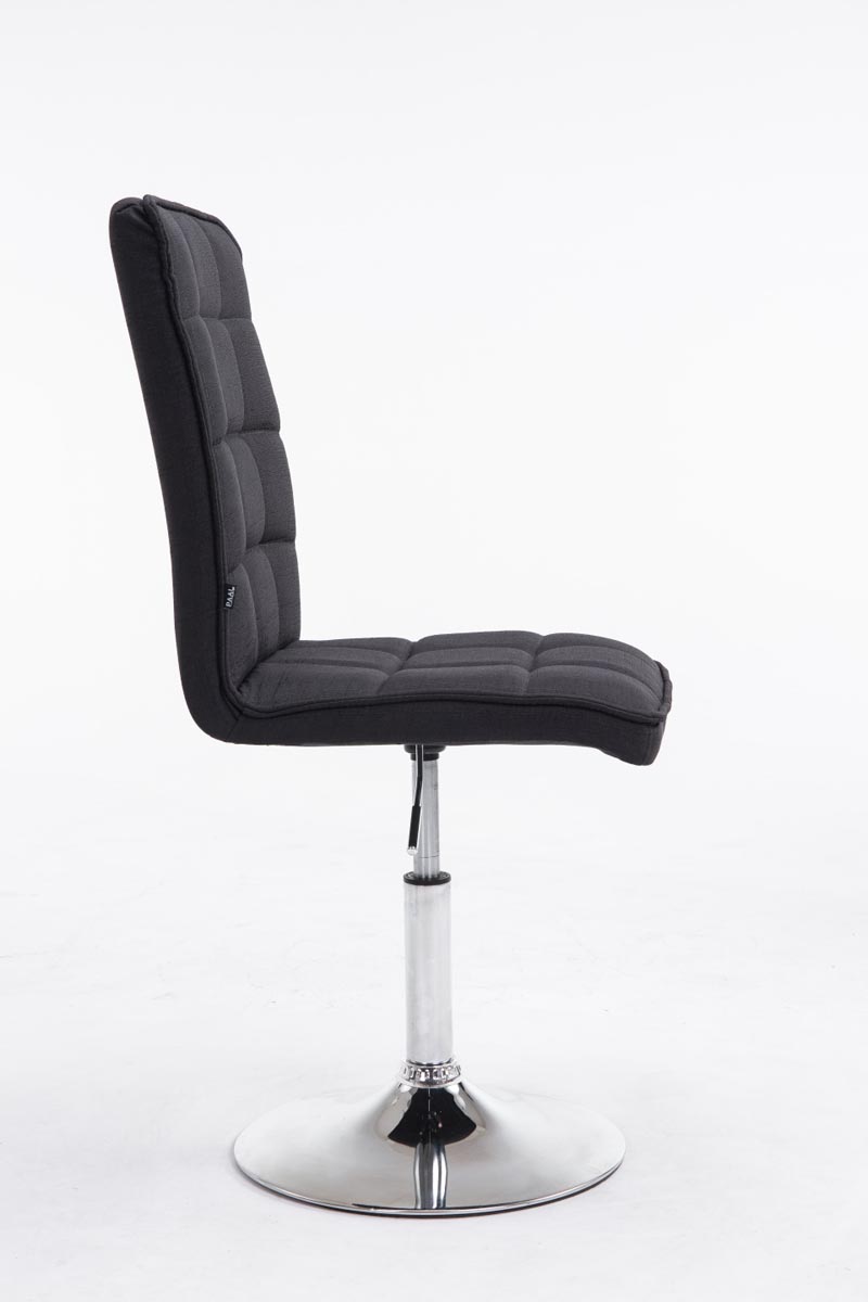 Chaise de salle à manger Peking V2 tissu avec pied trompette
