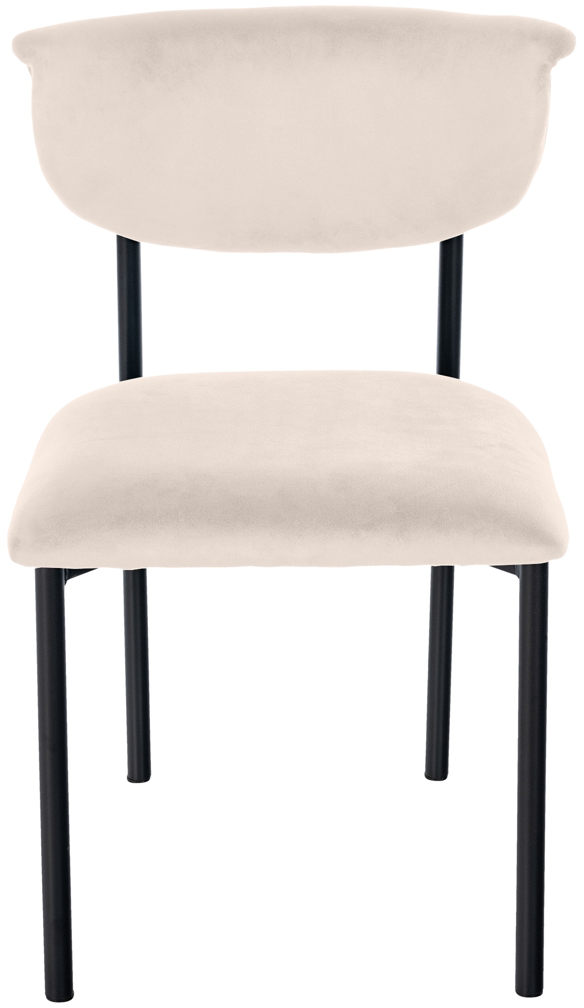 Lot de 2 chaises de salle à manger Gambell en velours