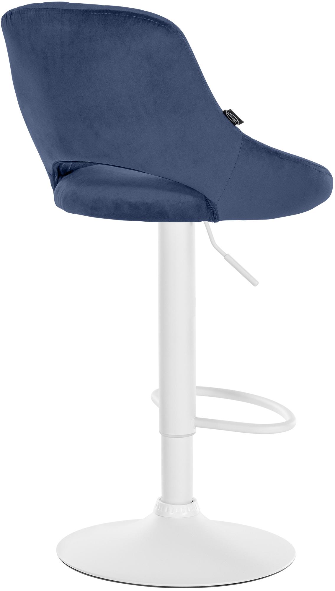 Lot de 2 tabourets de bar Milet en velours