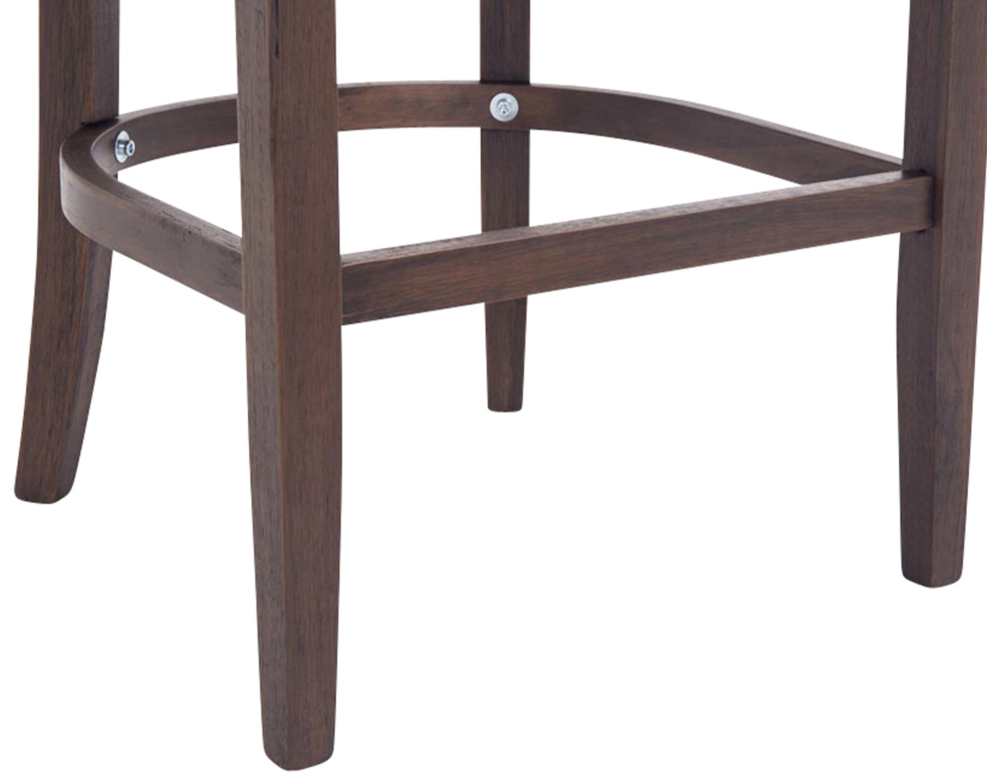 Tabouret de bar Lakewood tissu Piètement antique