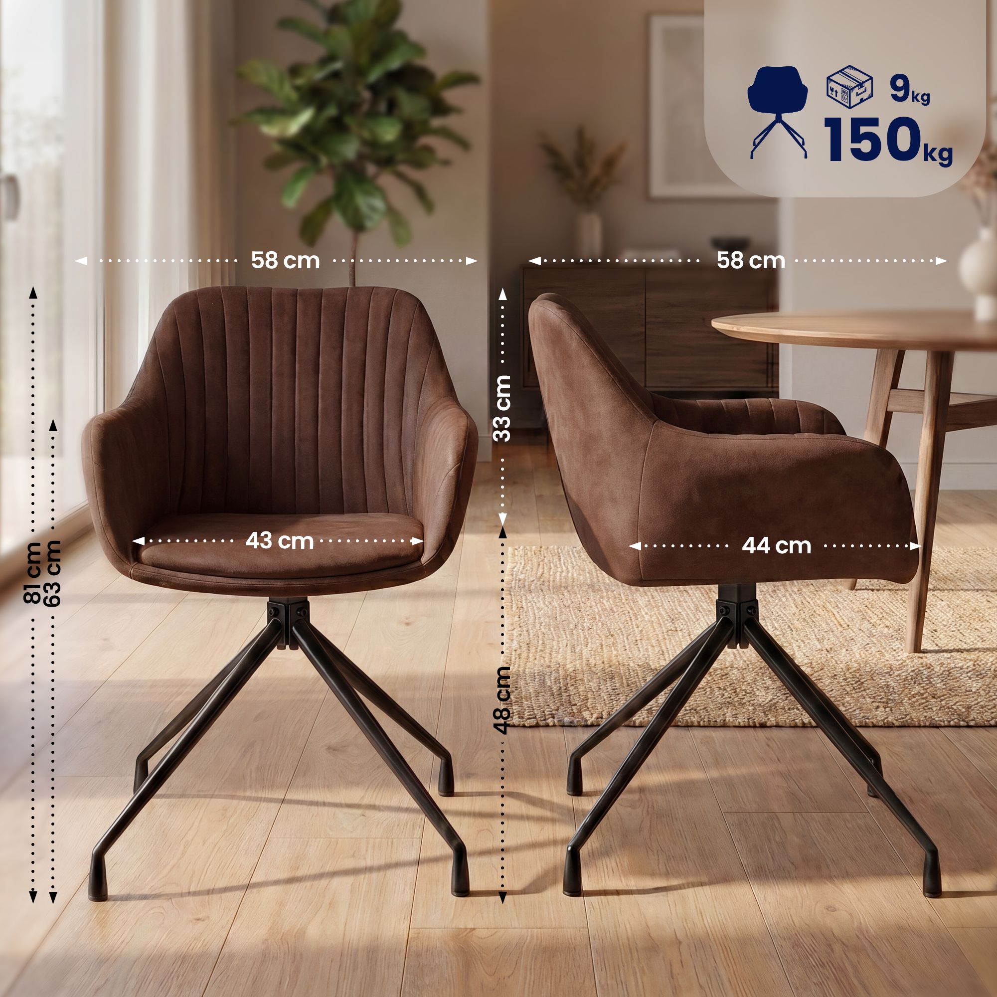 Chaise de salle a manger Welby