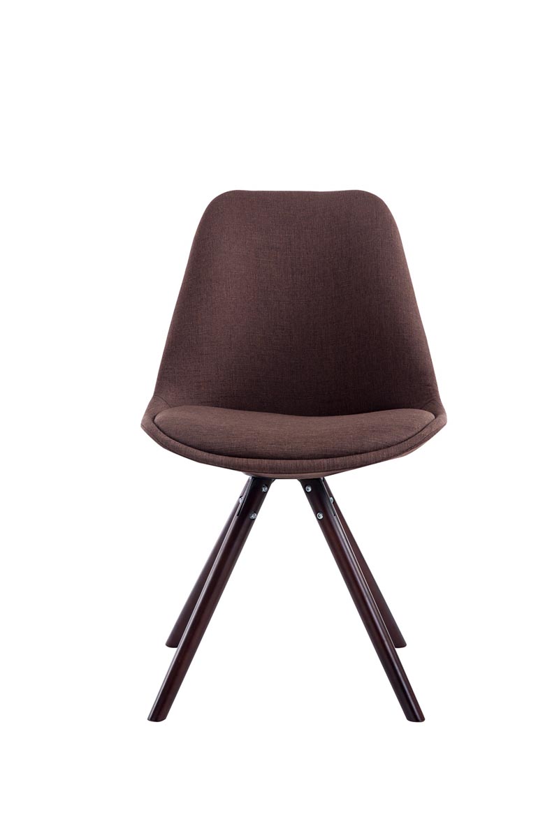 Chaise Toulouse tissu pieds ronds