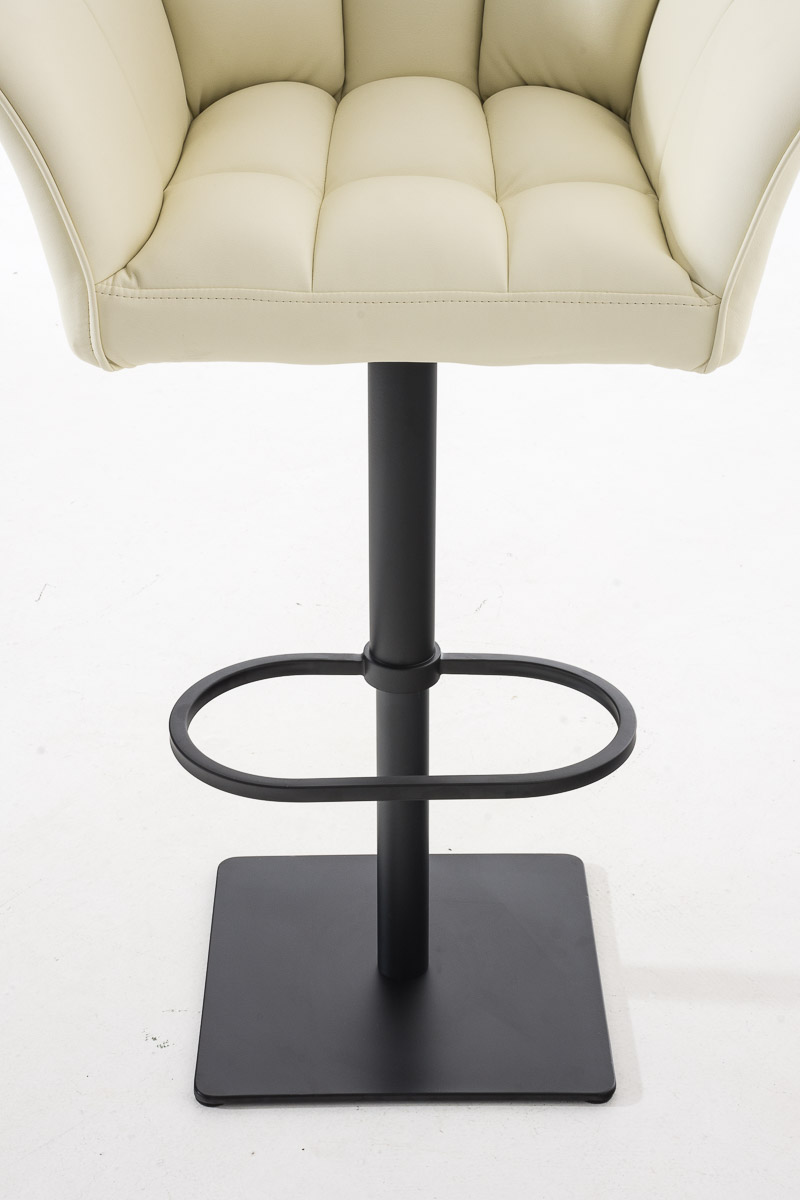 Lot de 2 tabourets de bar Damaso en similicuir