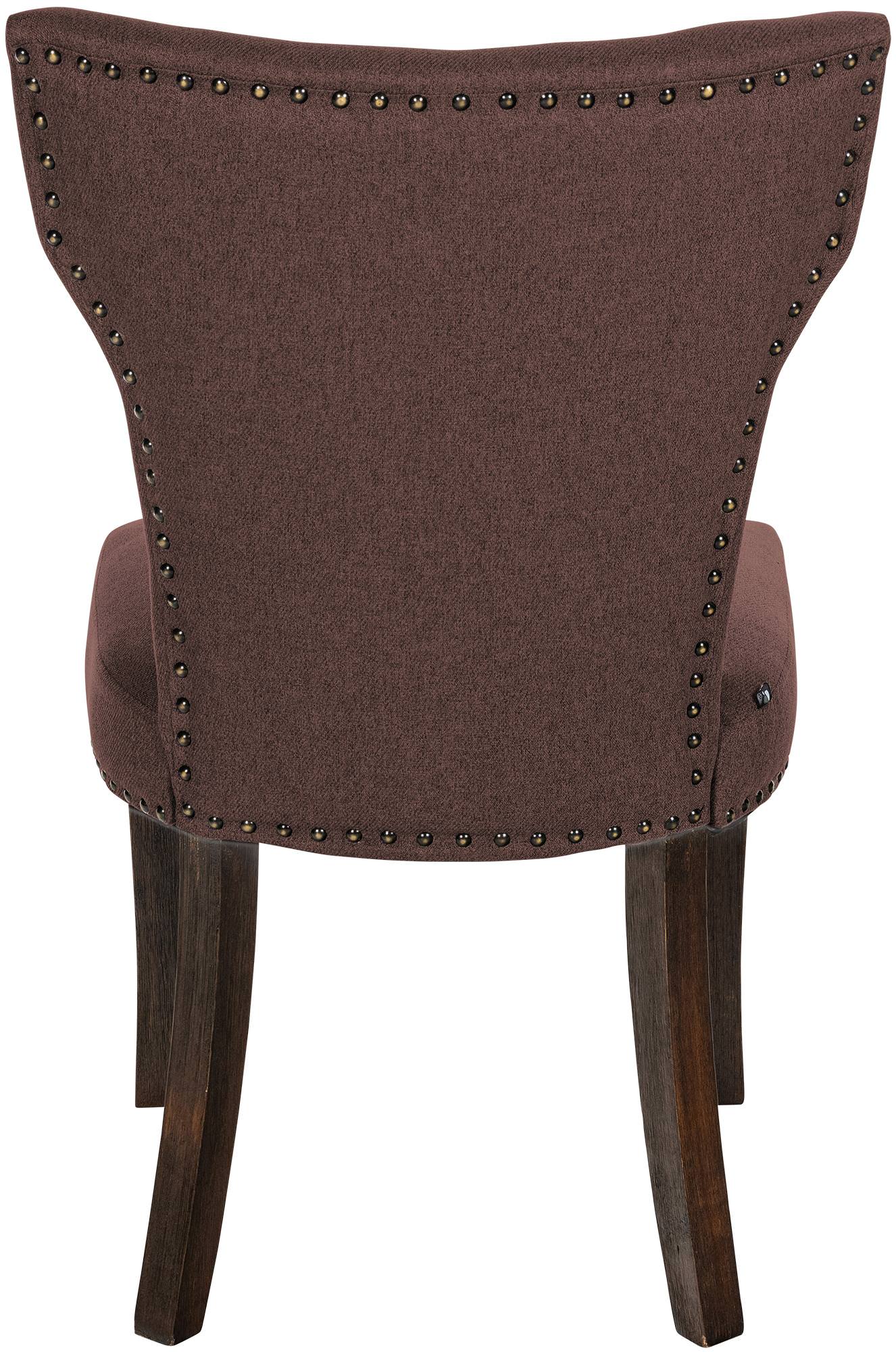 Lot de 2 chaises de salle à manger Zadar tissu