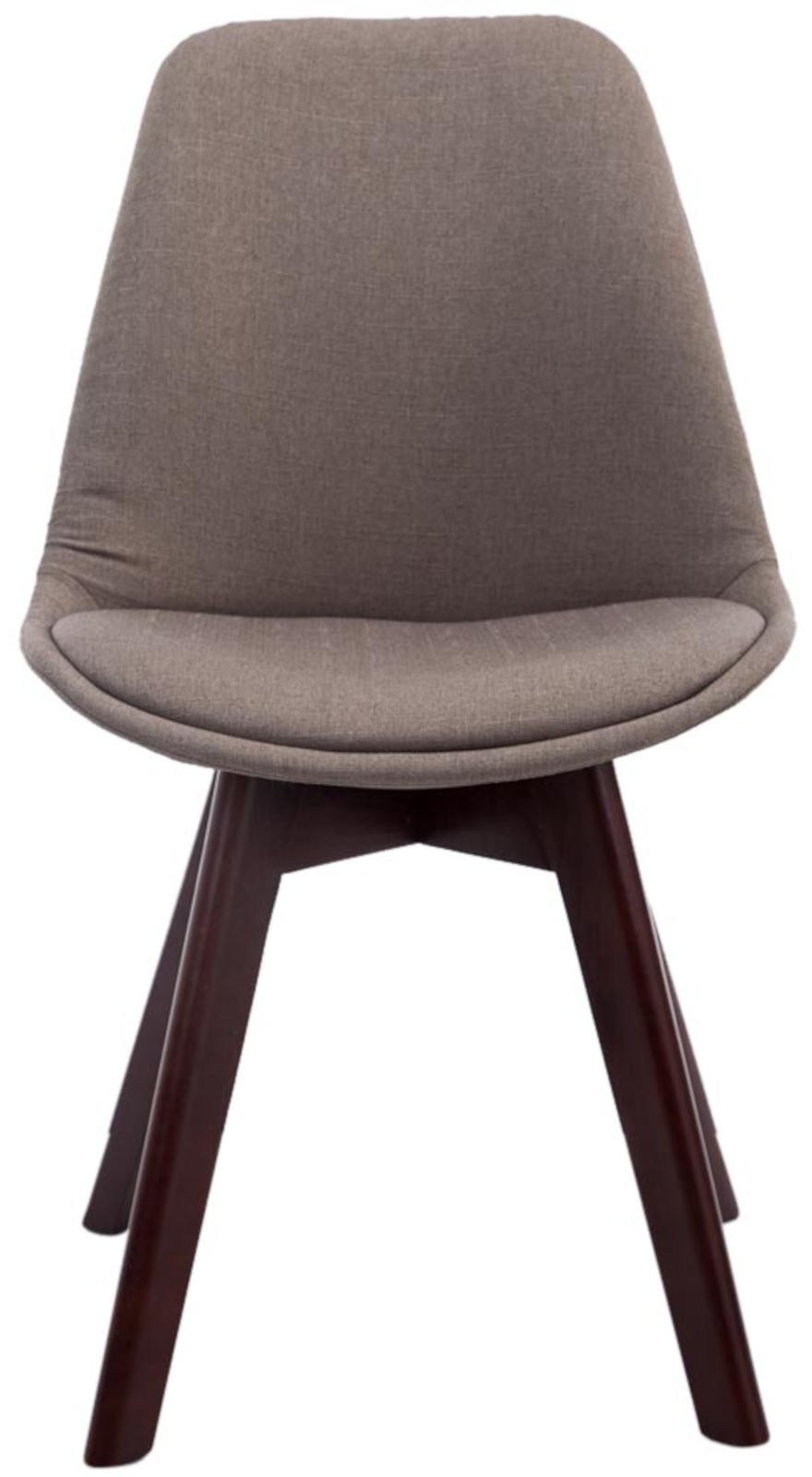 Lot de 4 chaises de salle à manger Borneo V2 en Tissu