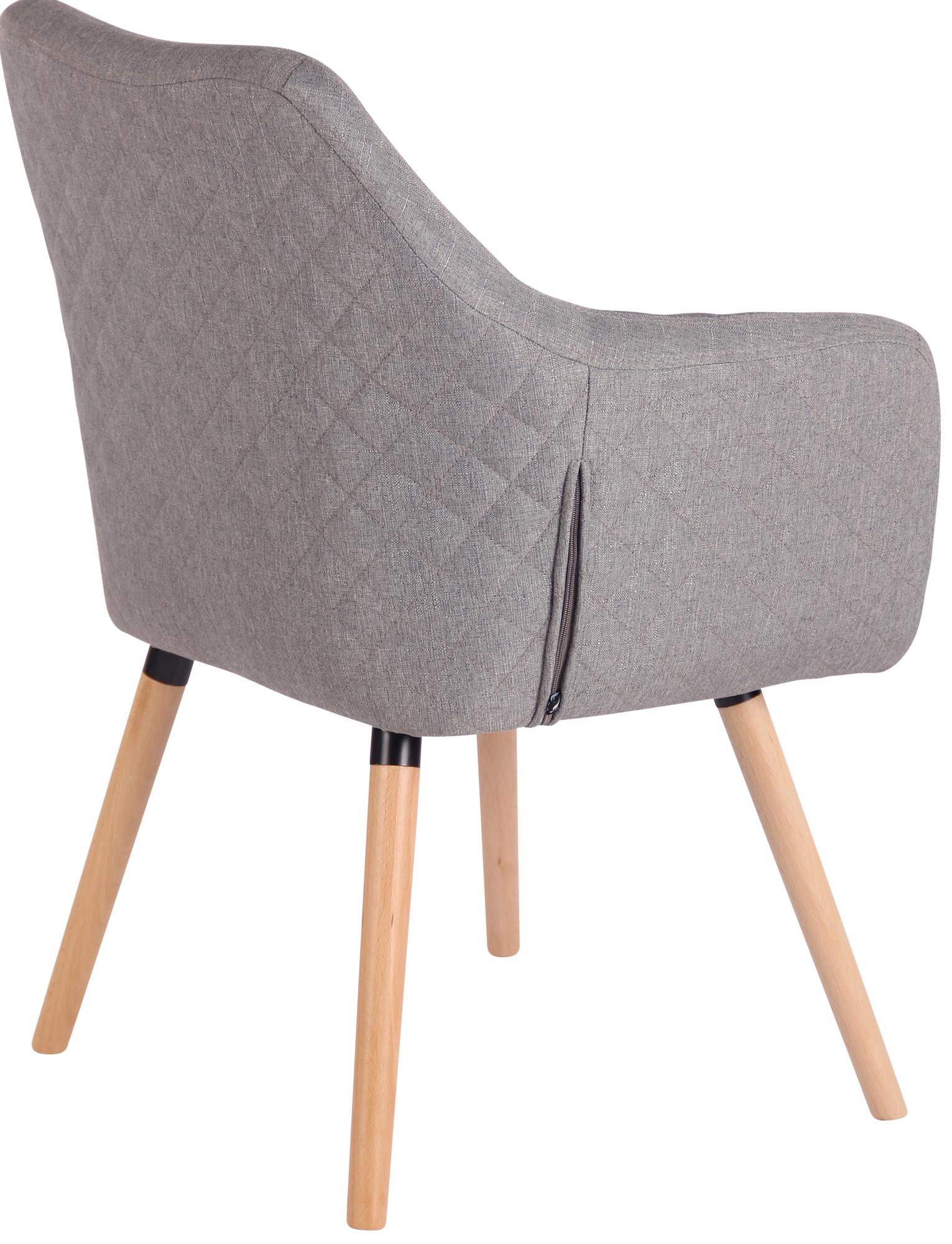 Chaise de salle à manger Gent en tissu