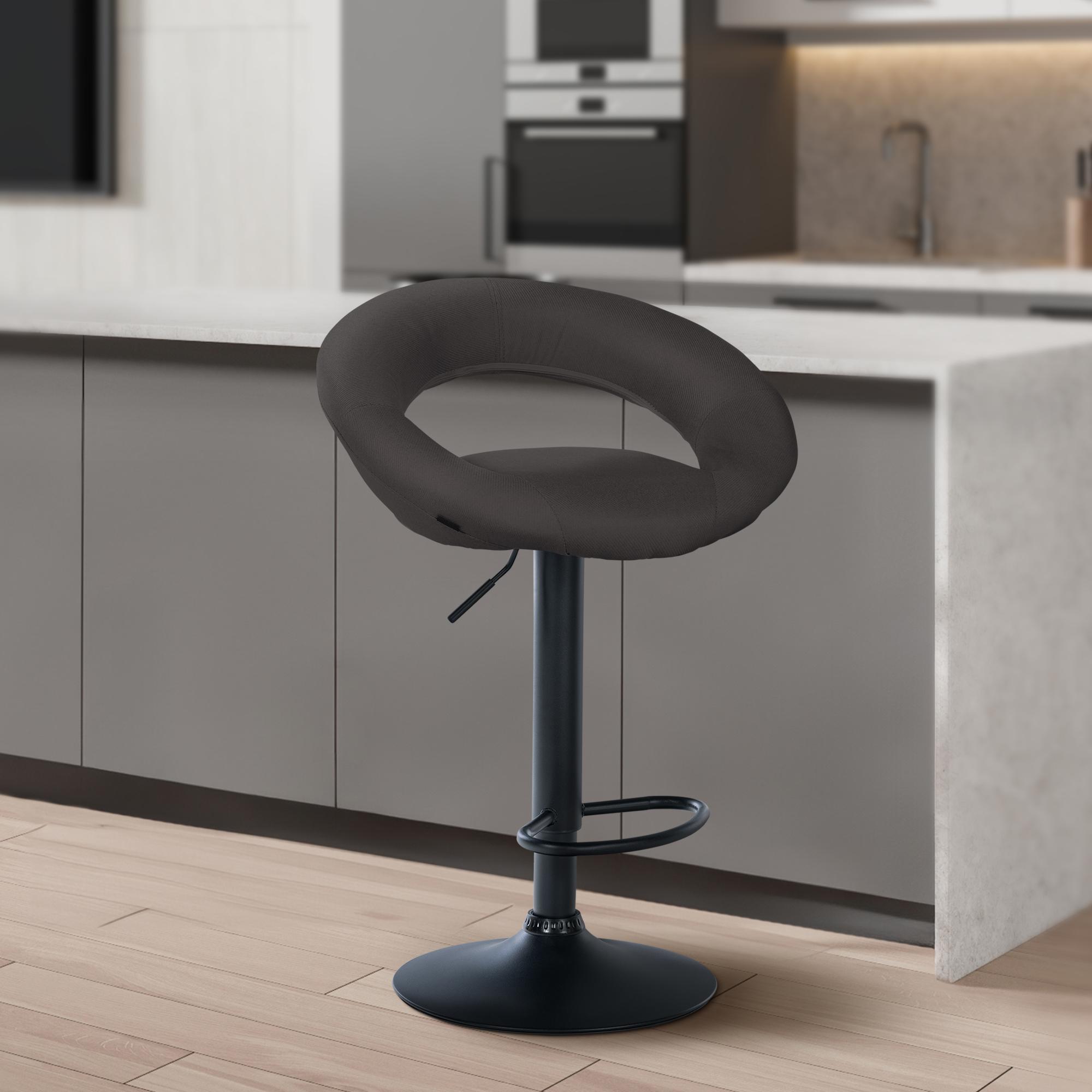 Tabouret de bar Olinda Tissu