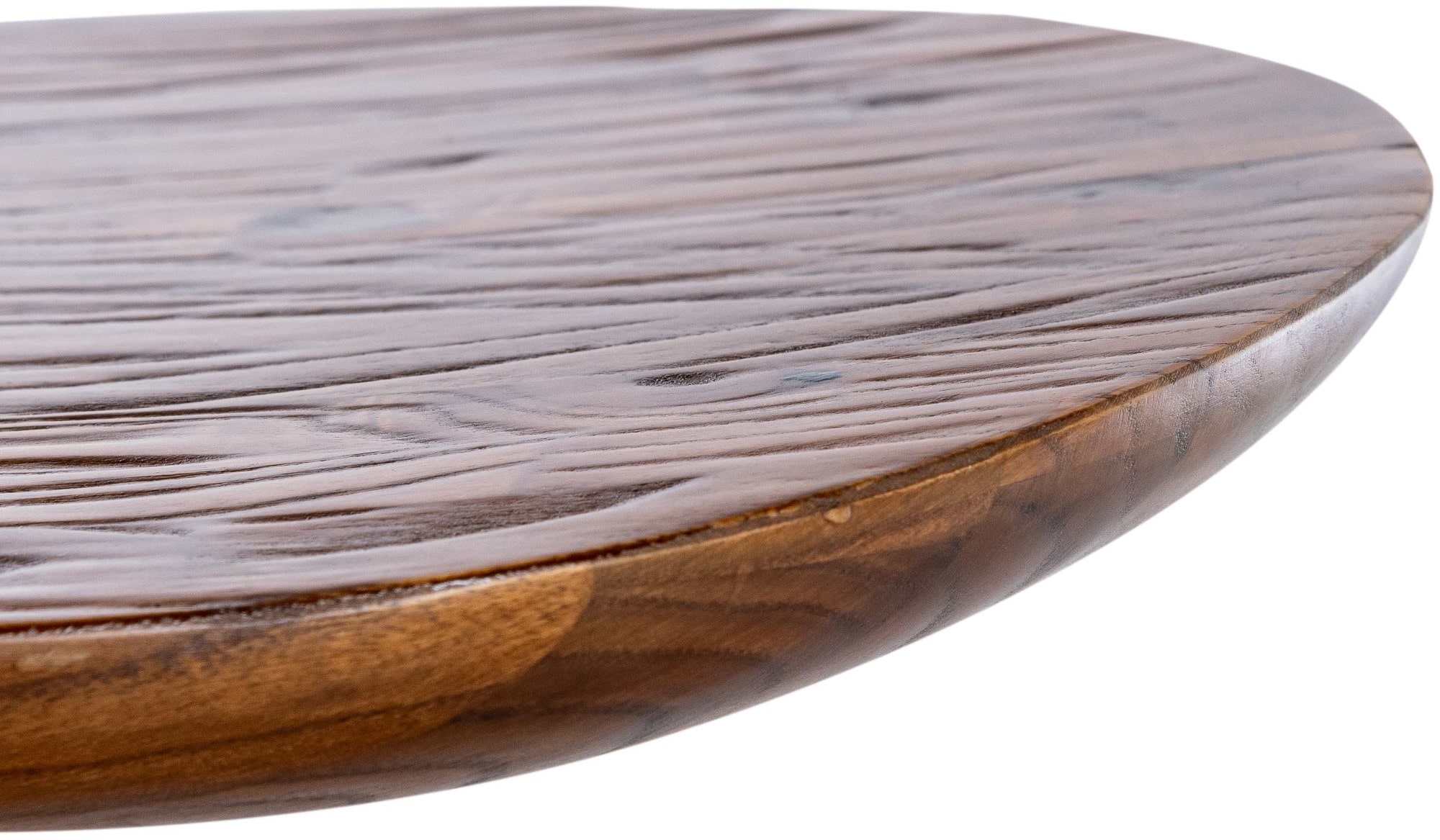 Tabouret de bar Skelde avec assise en bois Pied en Métal