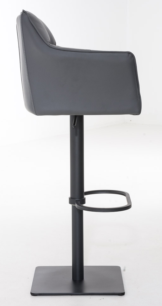 Lot de 2 tabourets de bar Damaso en similicuir