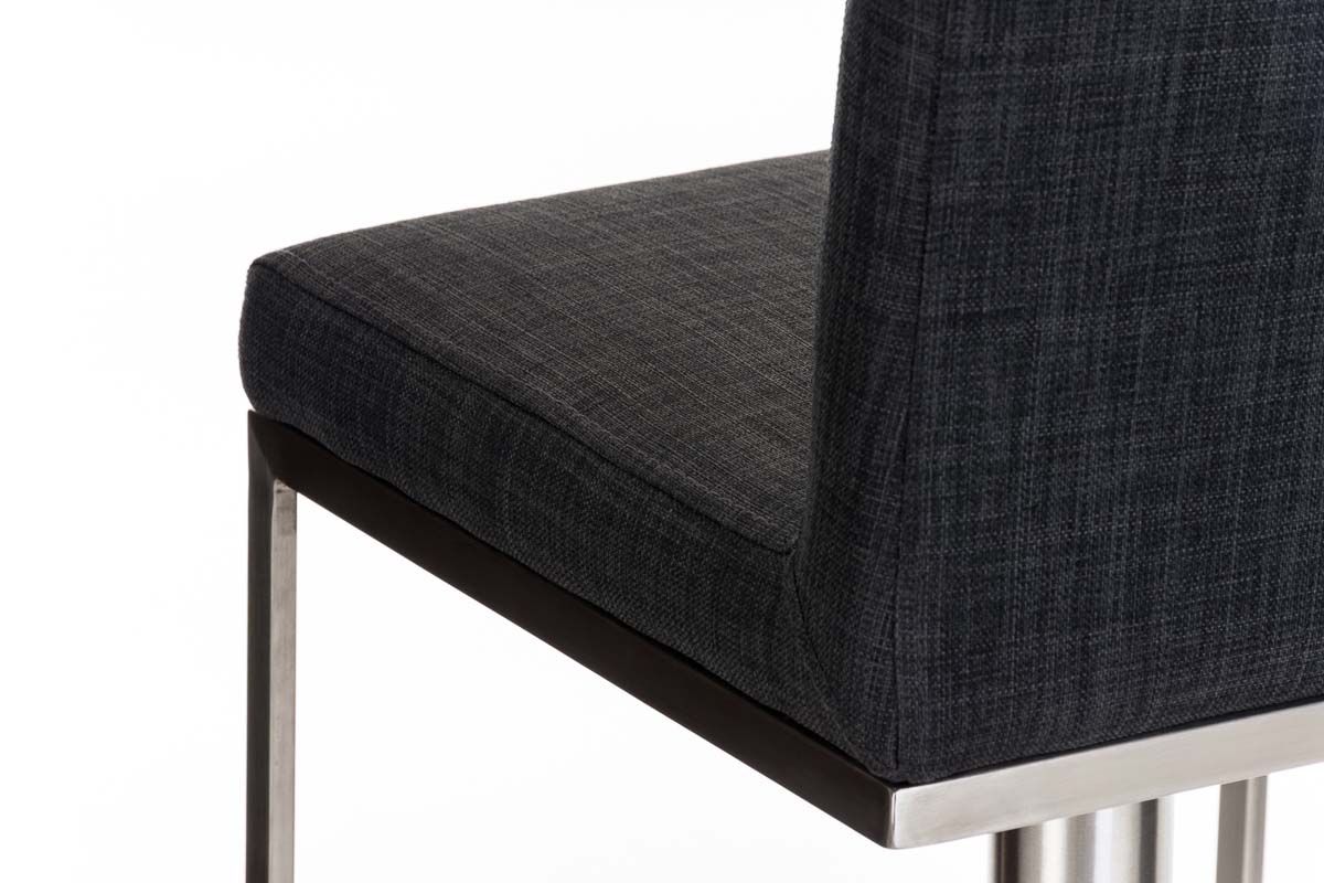 Lot de 2 tabourets de bar Panama en tissu