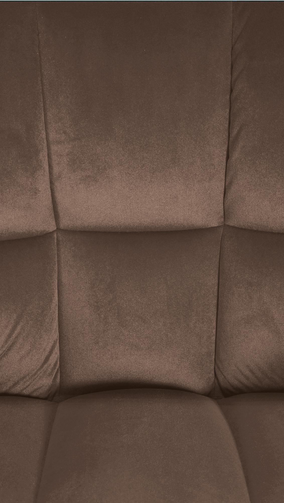 Lot de 2 tabourets de bar Damaso en velours avec piètement à quatre pieds