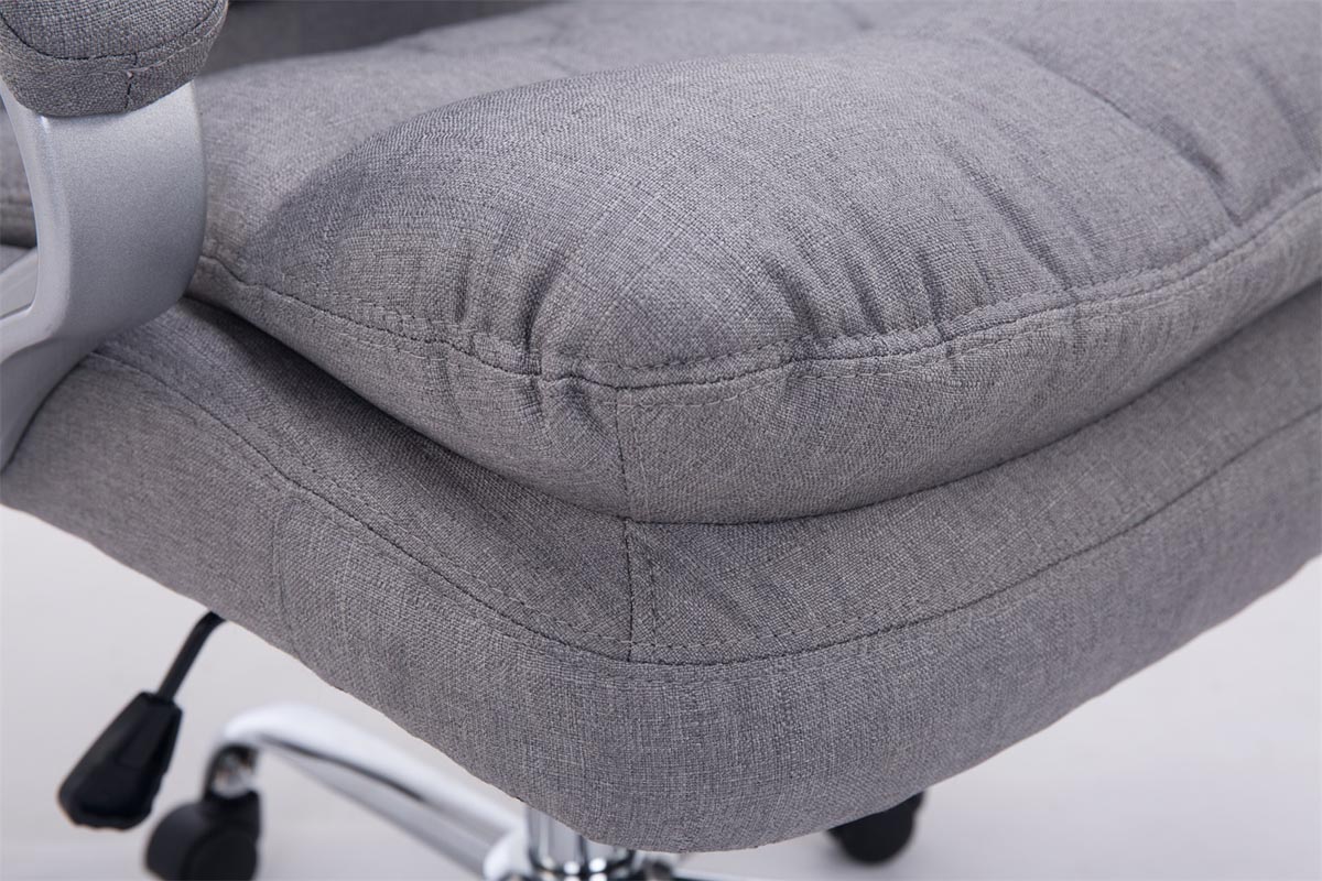 Fauteuil de bureau XXL Vancouver Tissu
