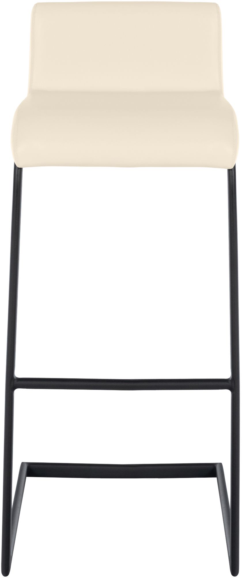 Lot de 2 Tabourets de Bar Newport, Piétement Métallique Noir