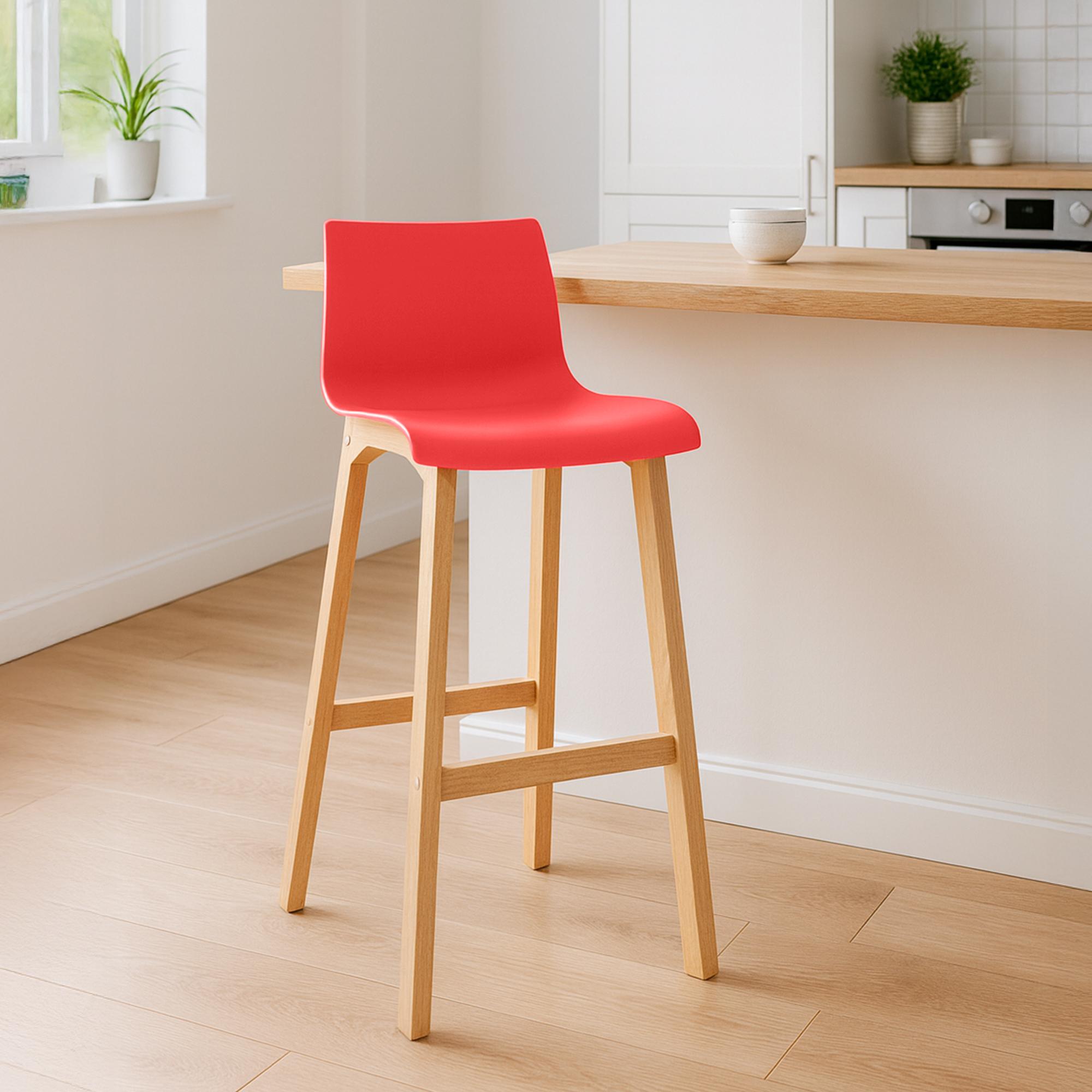 Tabouret de Bar Hover Pieds en Plastique Natura