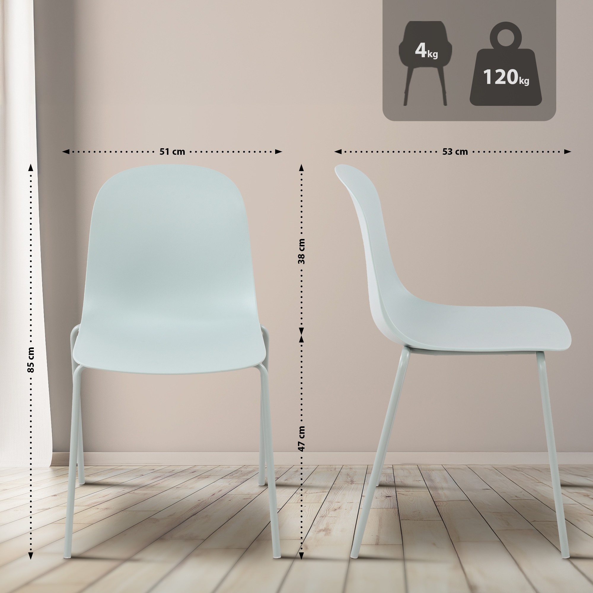 Ensemble de 2 sièges Mindin