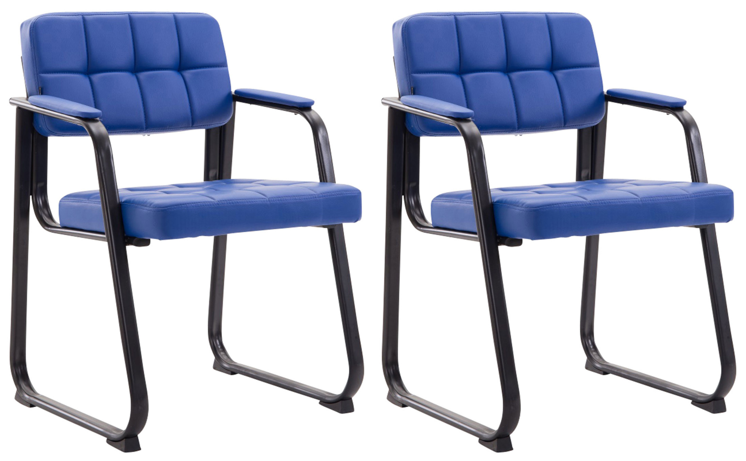 Lot de 2 chaises Canada en Similicuir