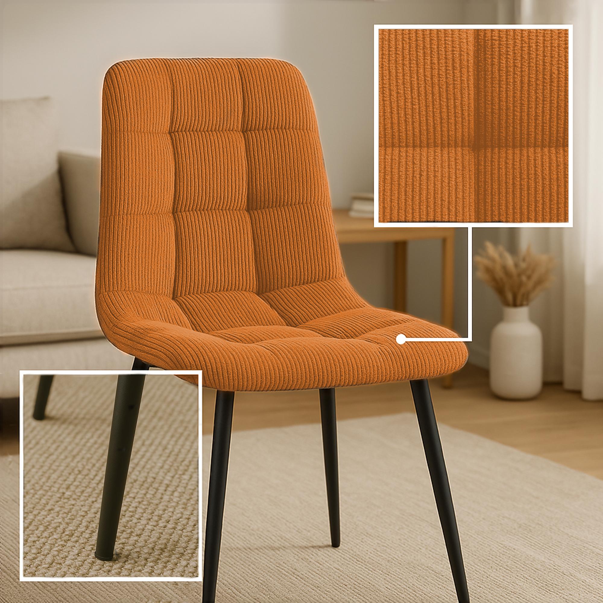 Lot de 4 chaises de salle à manger Tilde