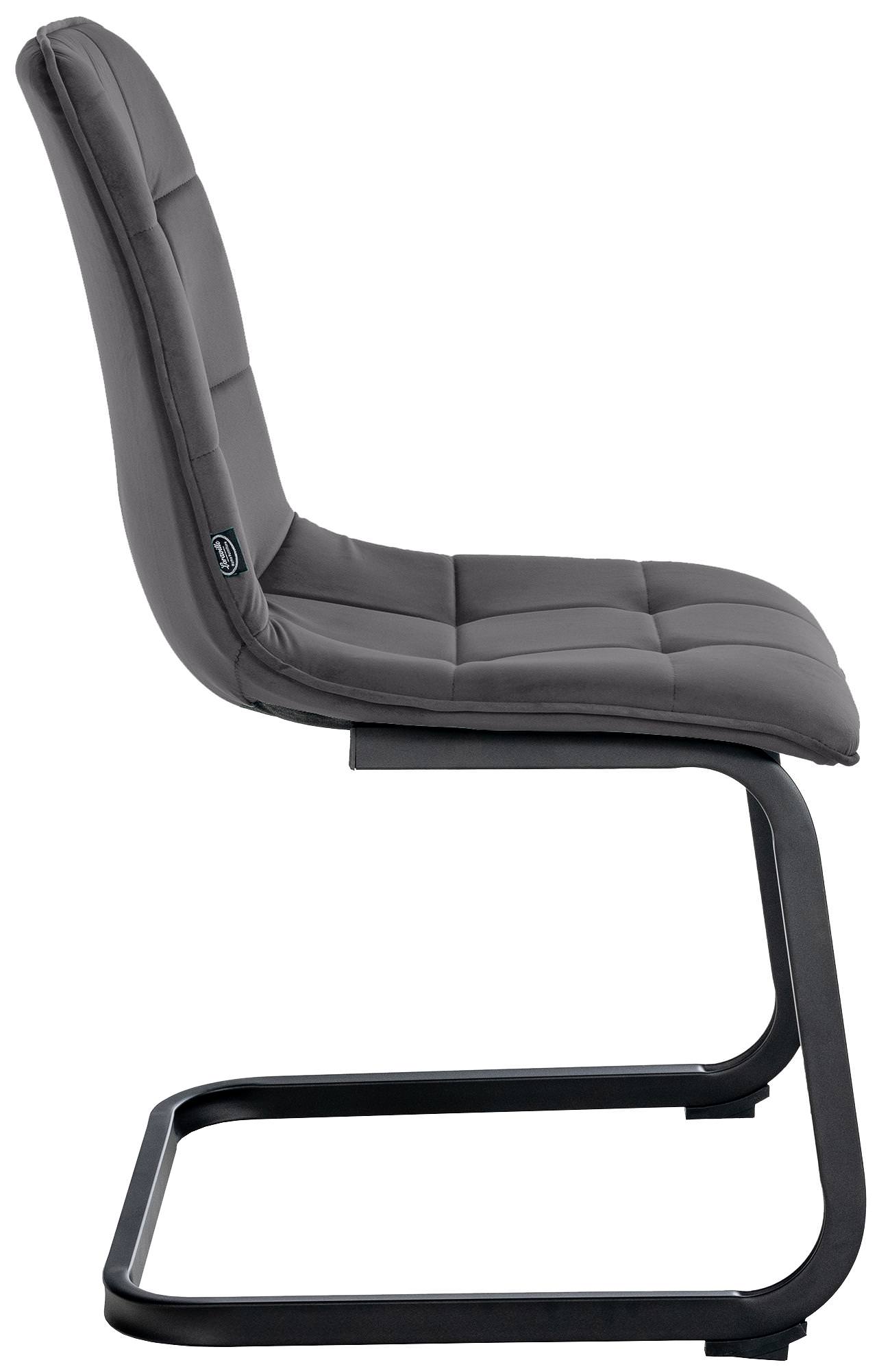 Lot de 2 chaises de salle à manger Vermont velours