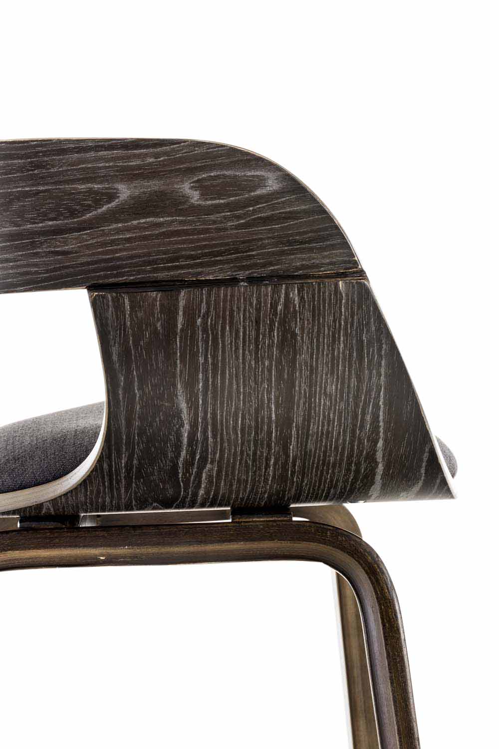 Chaise retro Kingston en tissu