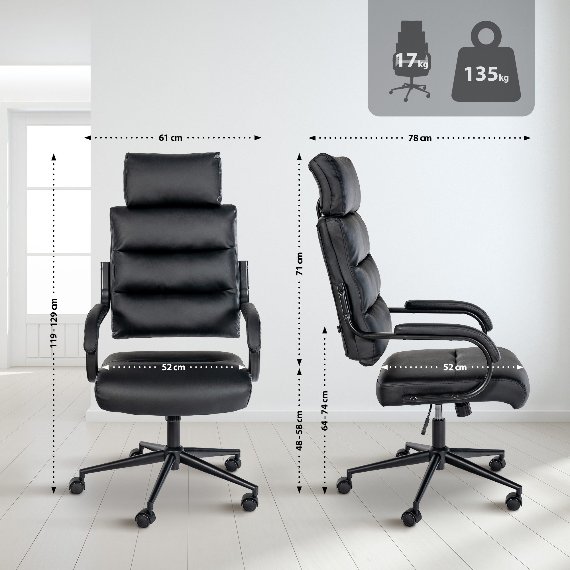 Chaise de bureau Campo