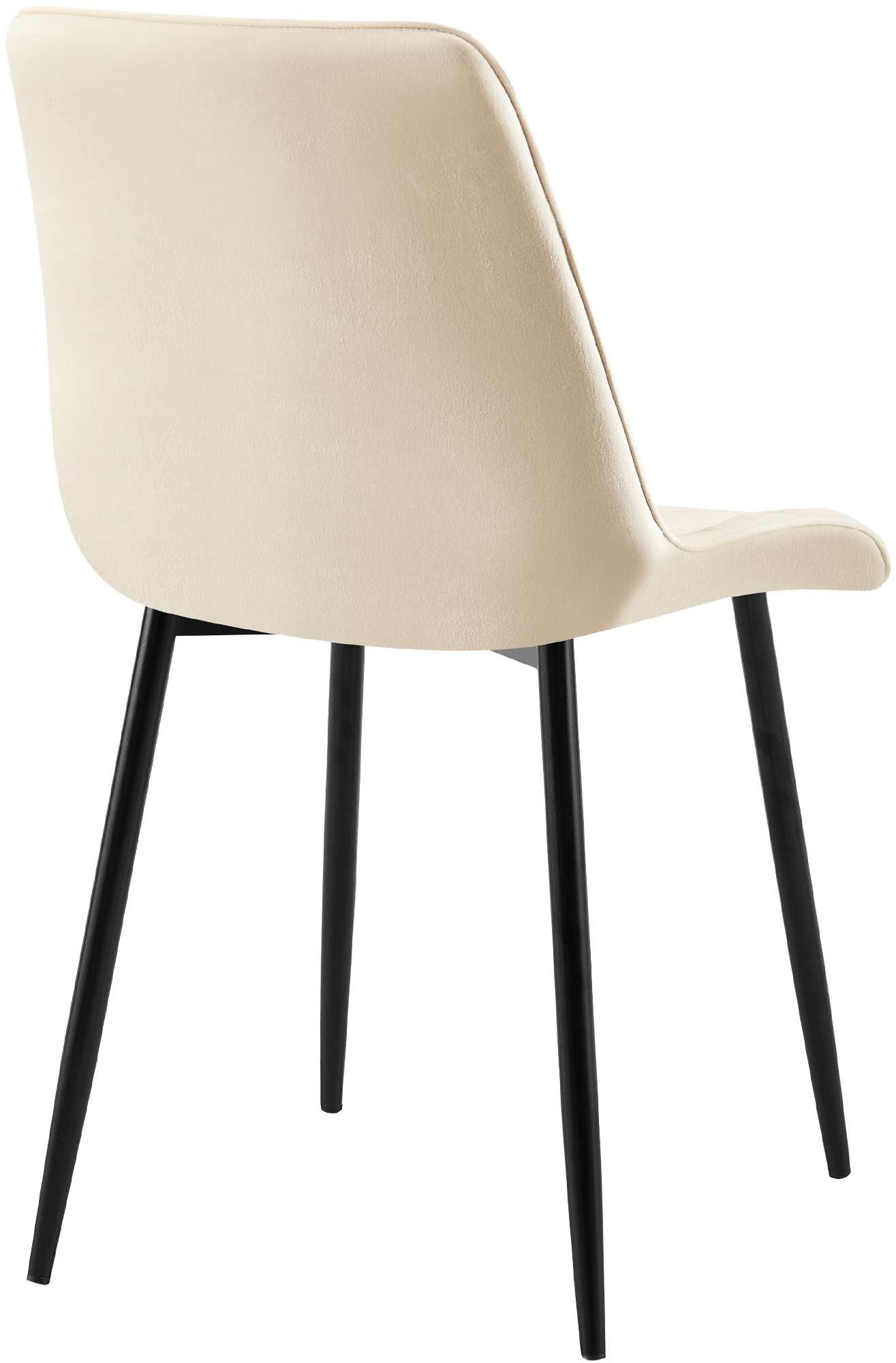 Chaise de salle à manger Gifford revêtement velours
