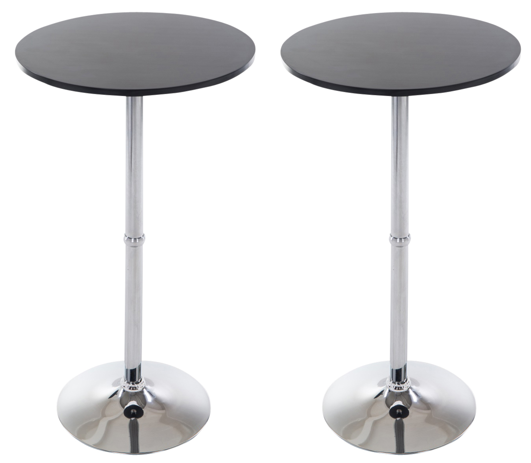 Set de 2 tables hautes rondes Ø 60 cm