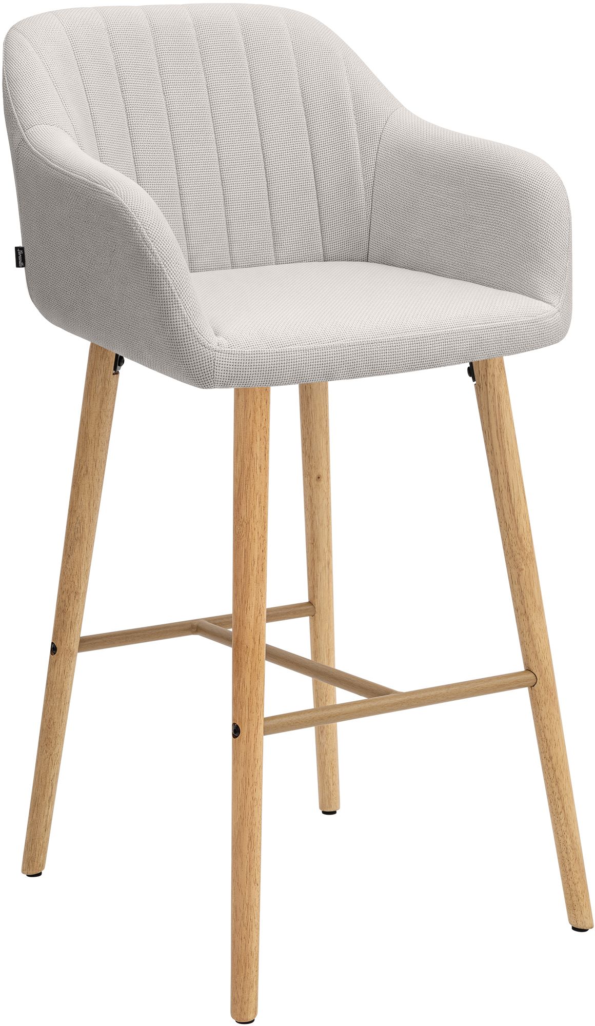 Tabouret de bar Ando tissu