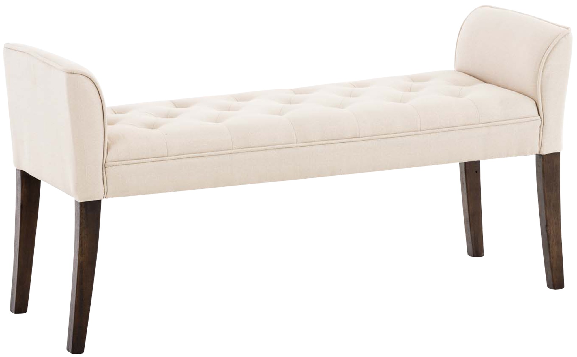 Banquette style Chersterfield Cleopatra en tissu