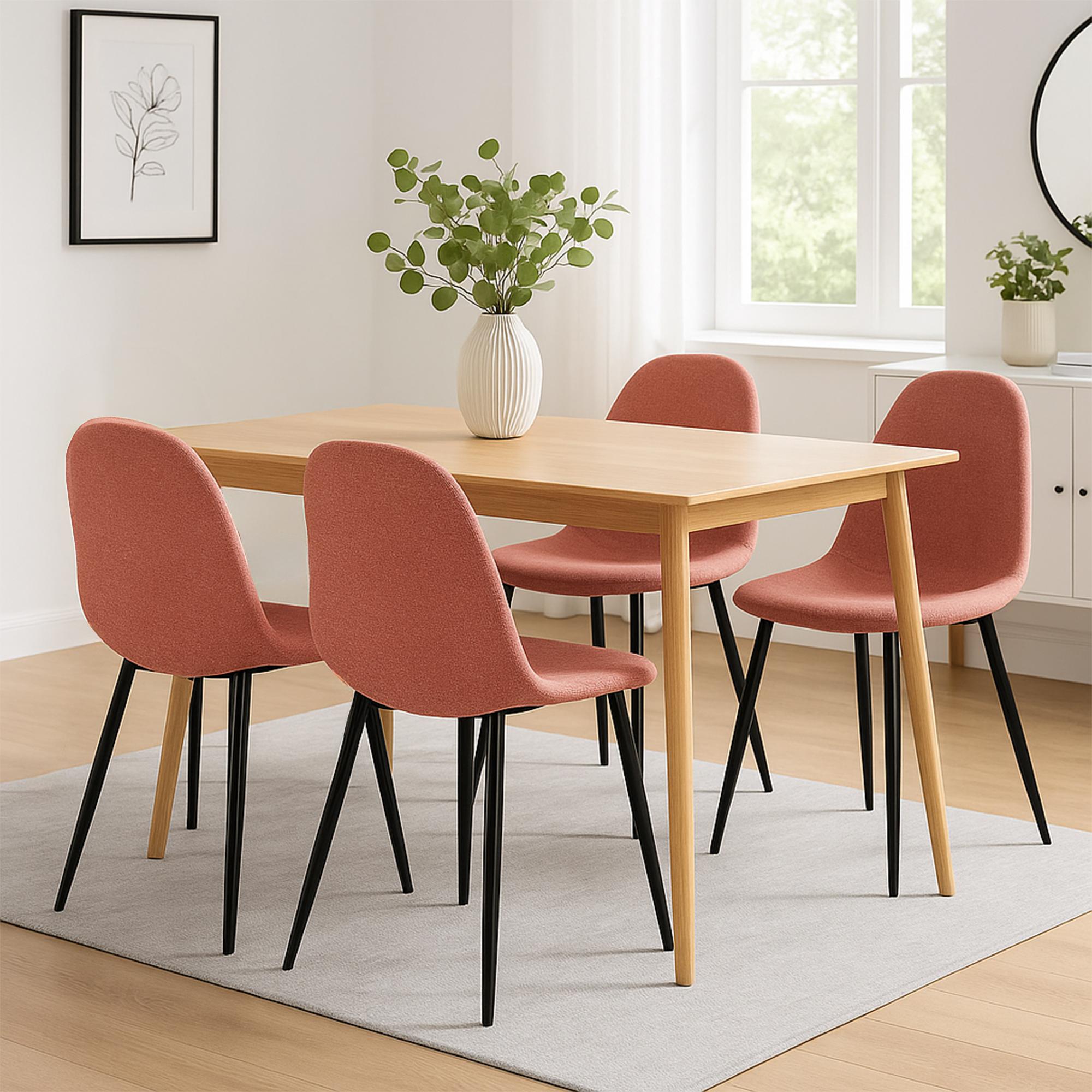 Set de 4 chaises de salle à manger Napier