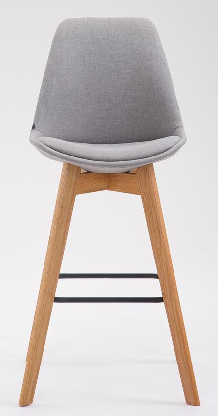 Lot de 2 tabourets de bar Metz en tissu