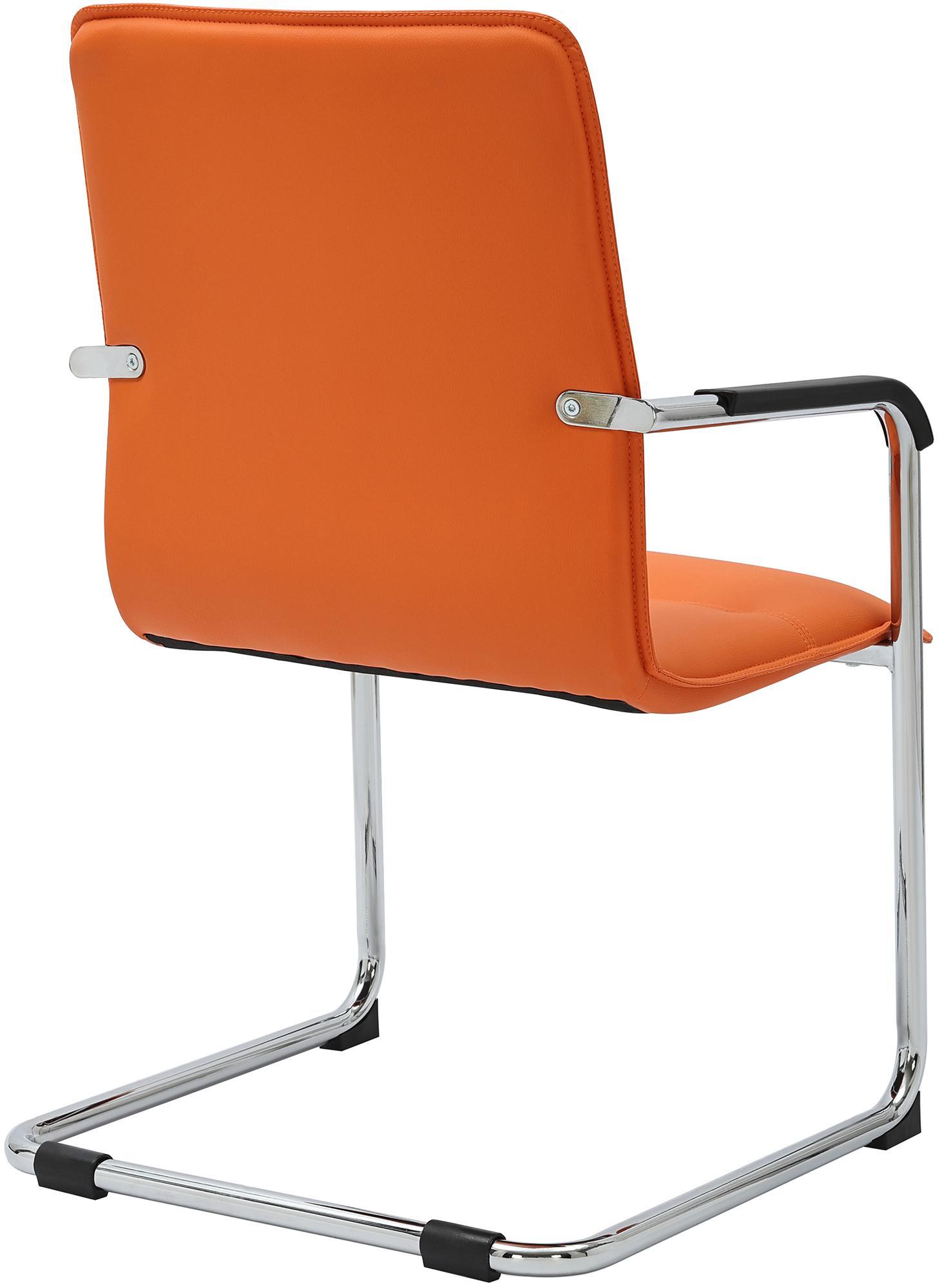 Lot de 2 chaises cantilever Seattle en similicuir