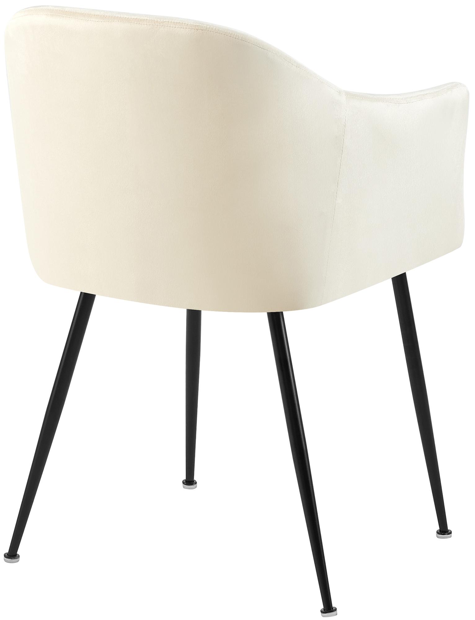 Chaise de salle à manger Jaysie velours