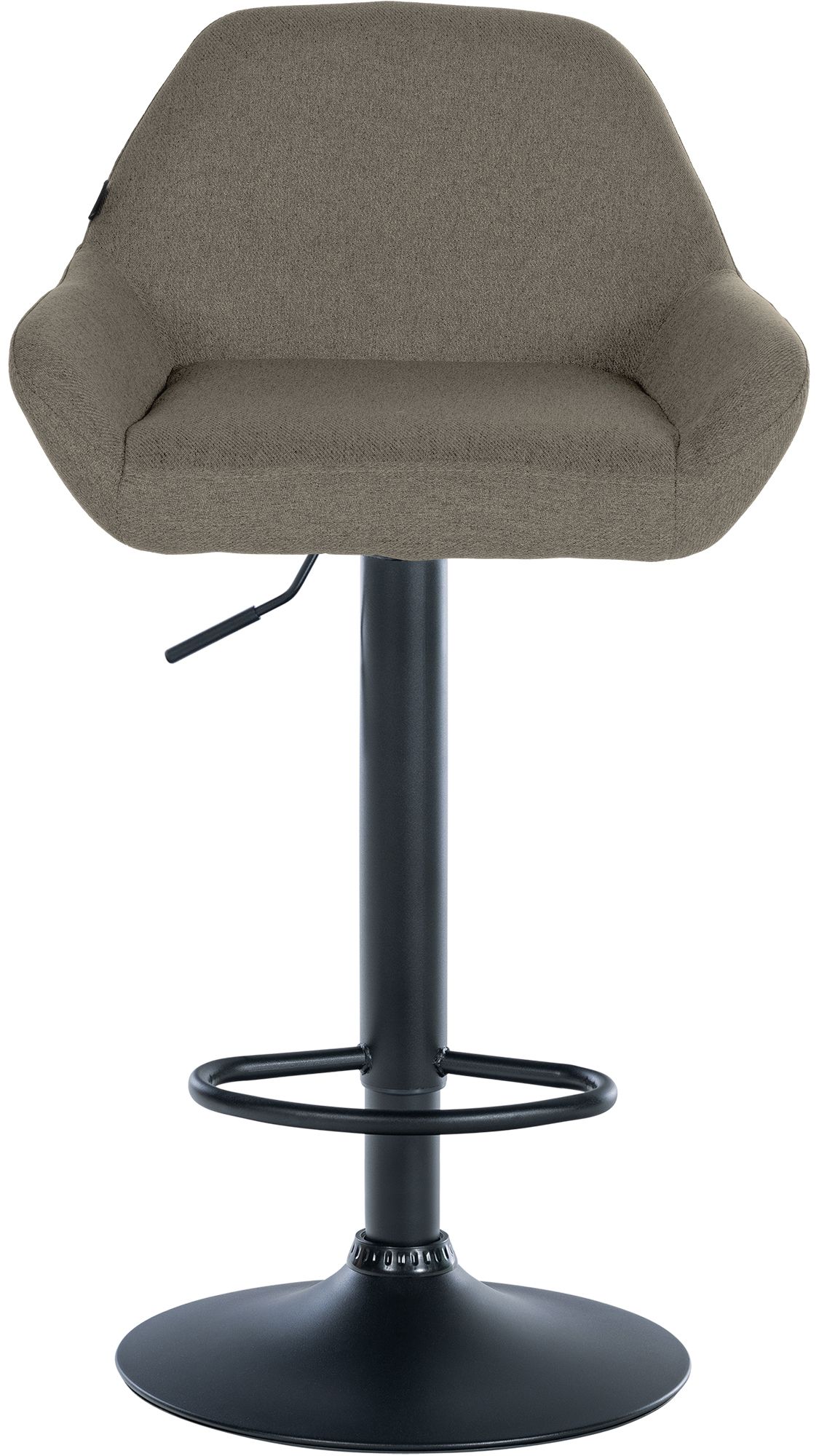 Lot de 2 tabourets de bar Braga en tissu