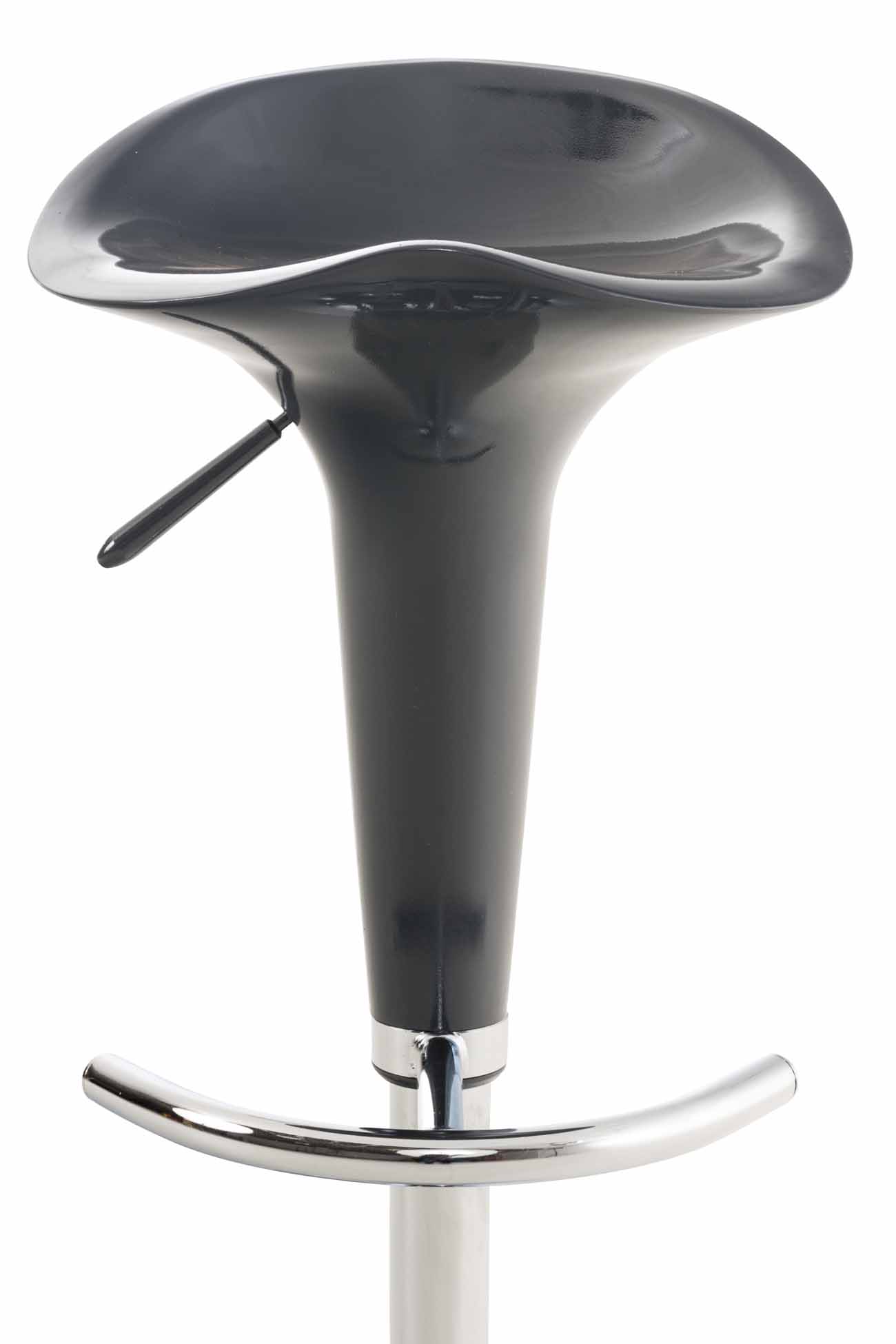 Tabouret de bar Saddle avec Assise en p^lastique pied en métal