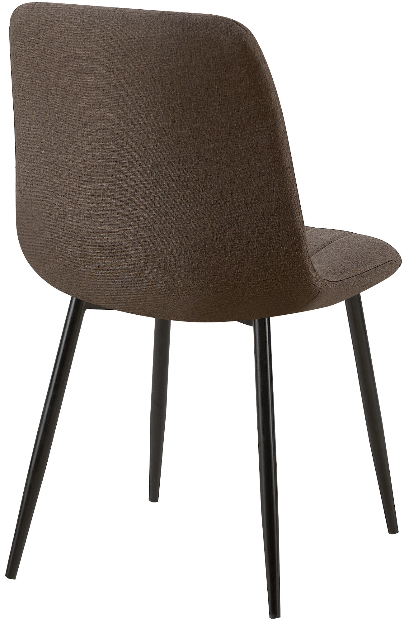 Lot de 4 Chaises de salle à manger Dijon avec Piètement en métal noir