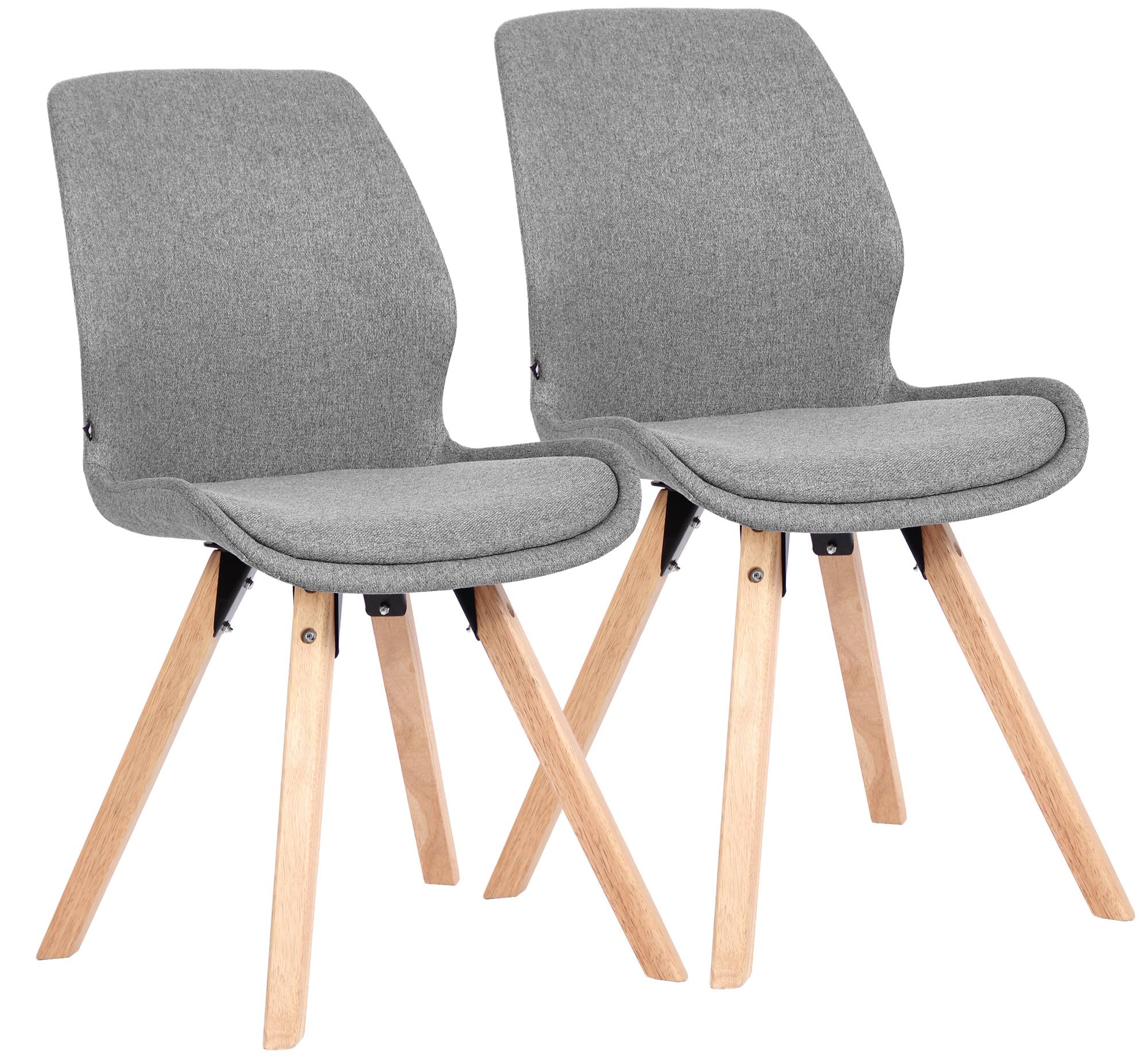 Lot de 2 chaises de salle a manger Luna