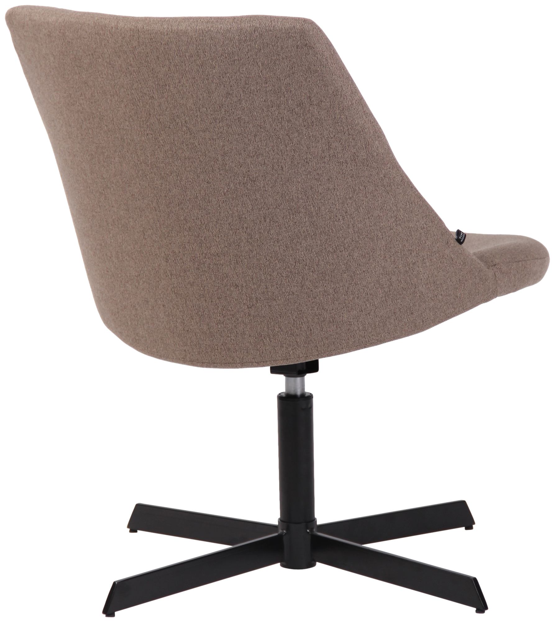 Chaise lounge Granby en Tissu avec Pied en métal
