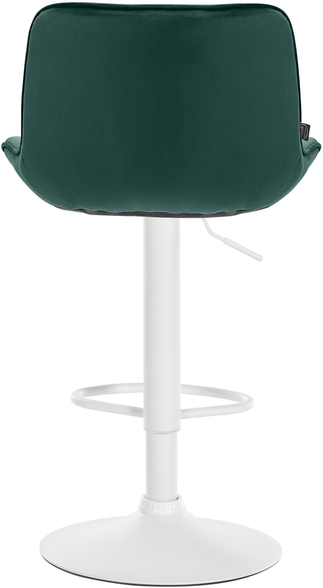 Lot de 2 tabourets de bar Vonore velours