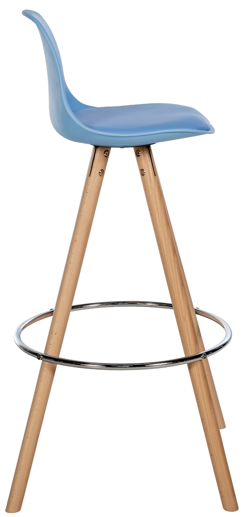 Tabouret de bar Corbin similicuir rond
