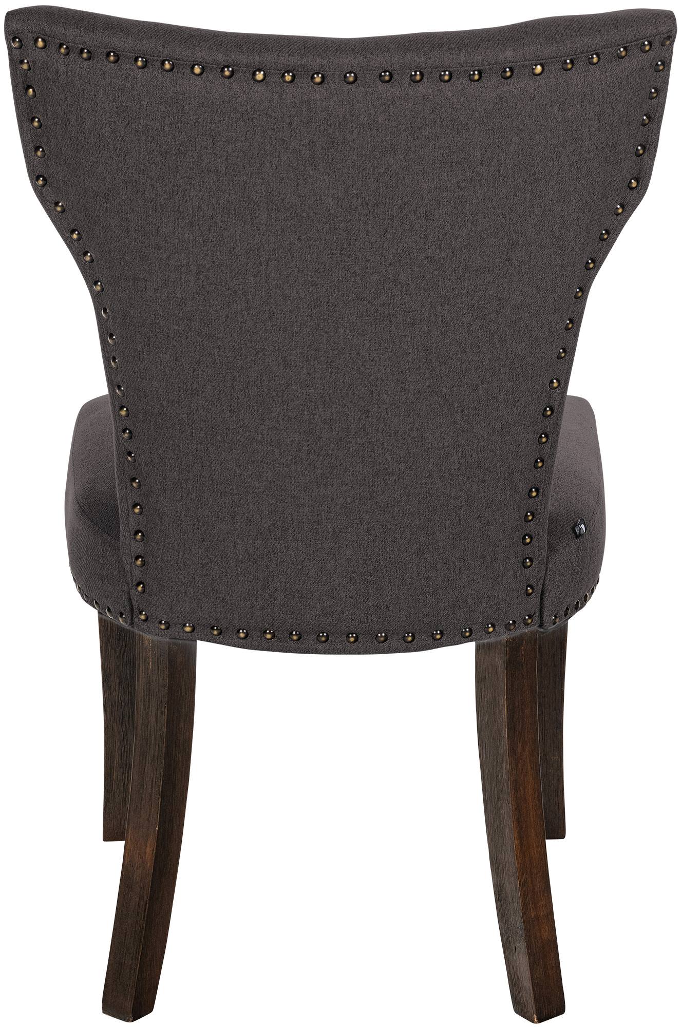 Lot de 2 chaises de salle à manger Zadar tissu
