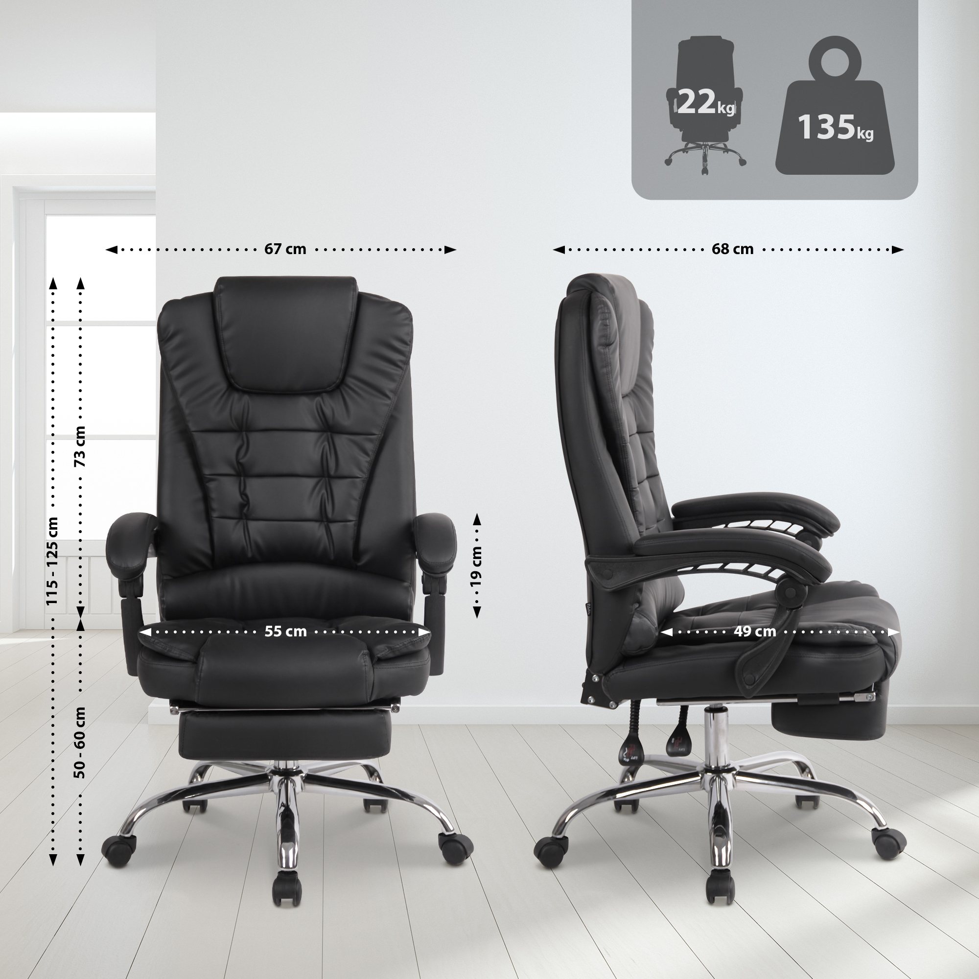 Chaise de bureau Oxygen