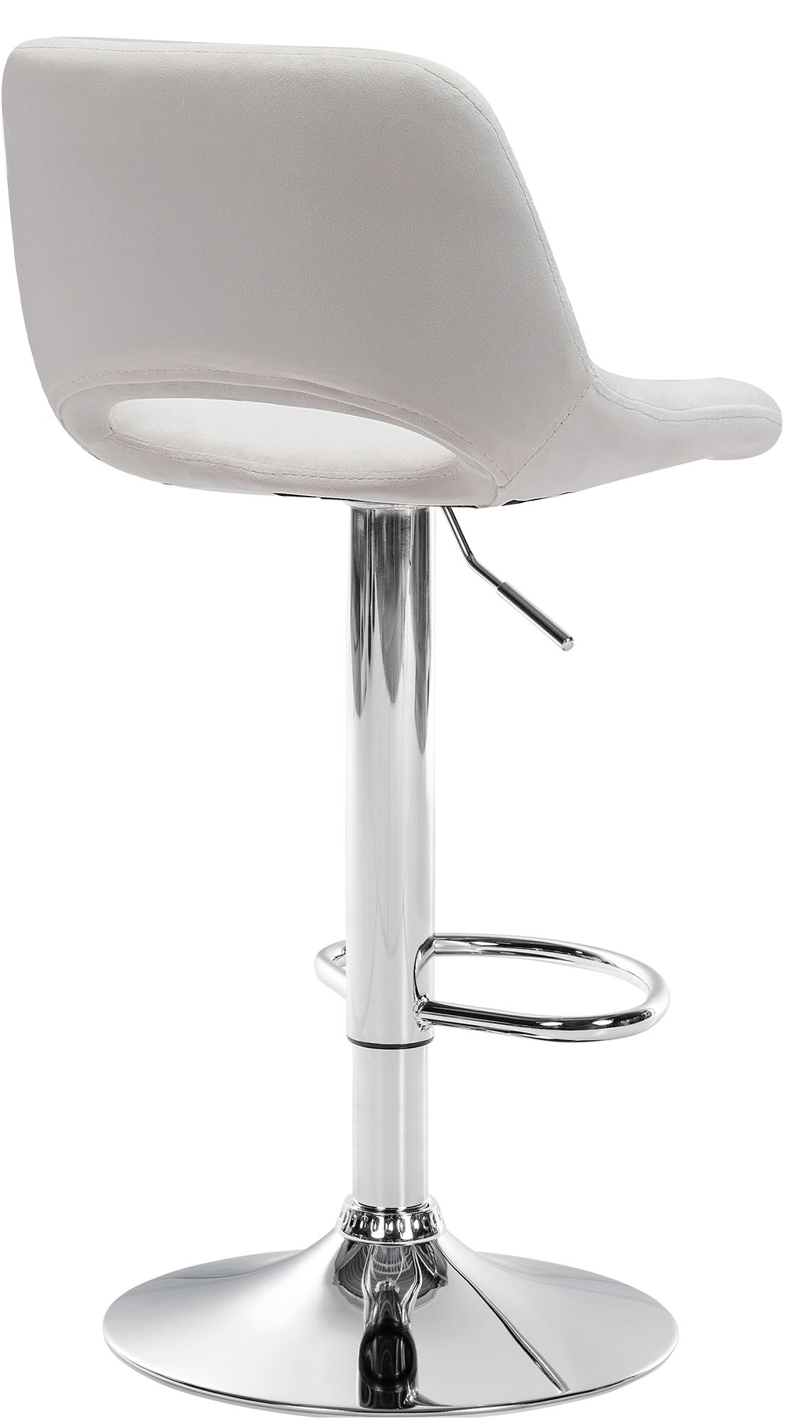 Lot de 2 tabourets de bar Camden velours