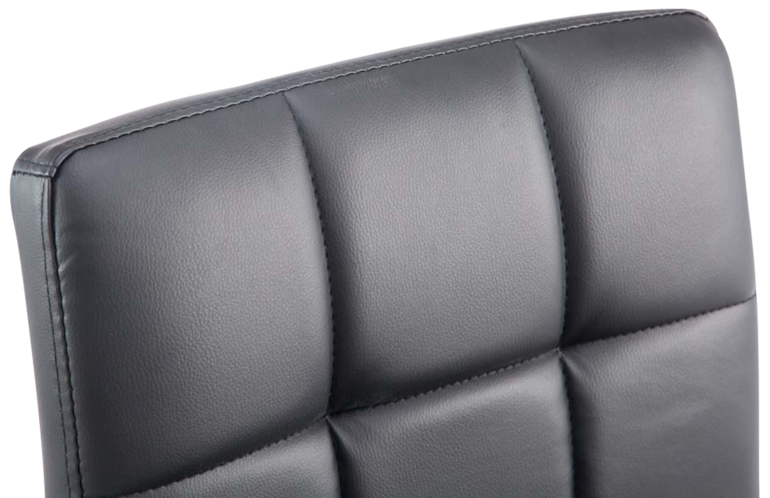 Lot de 4 chaises lounge Palma V2 en similicuir ajustable et pivotant
