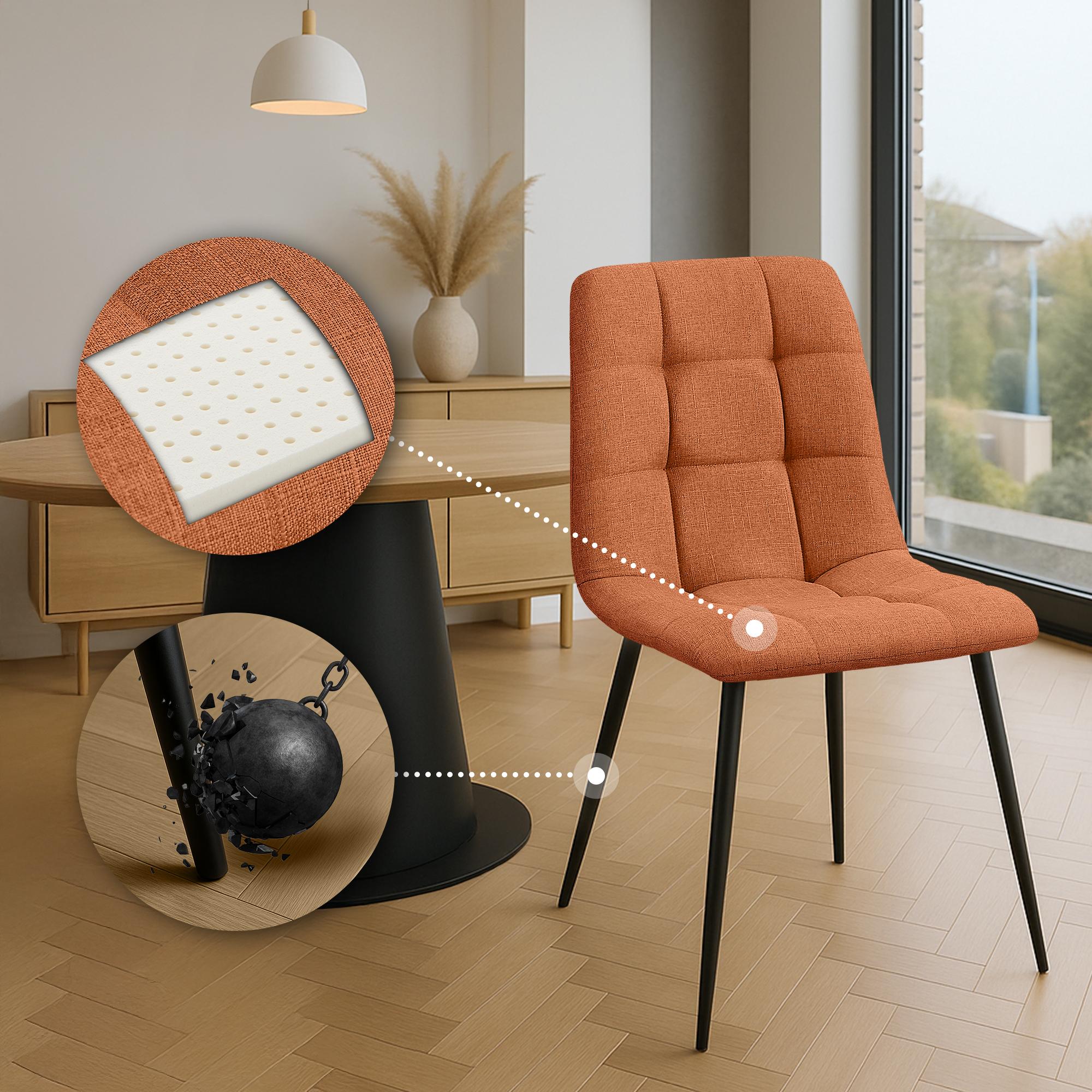Lot de 2 chaises de salle à manger Tilde
