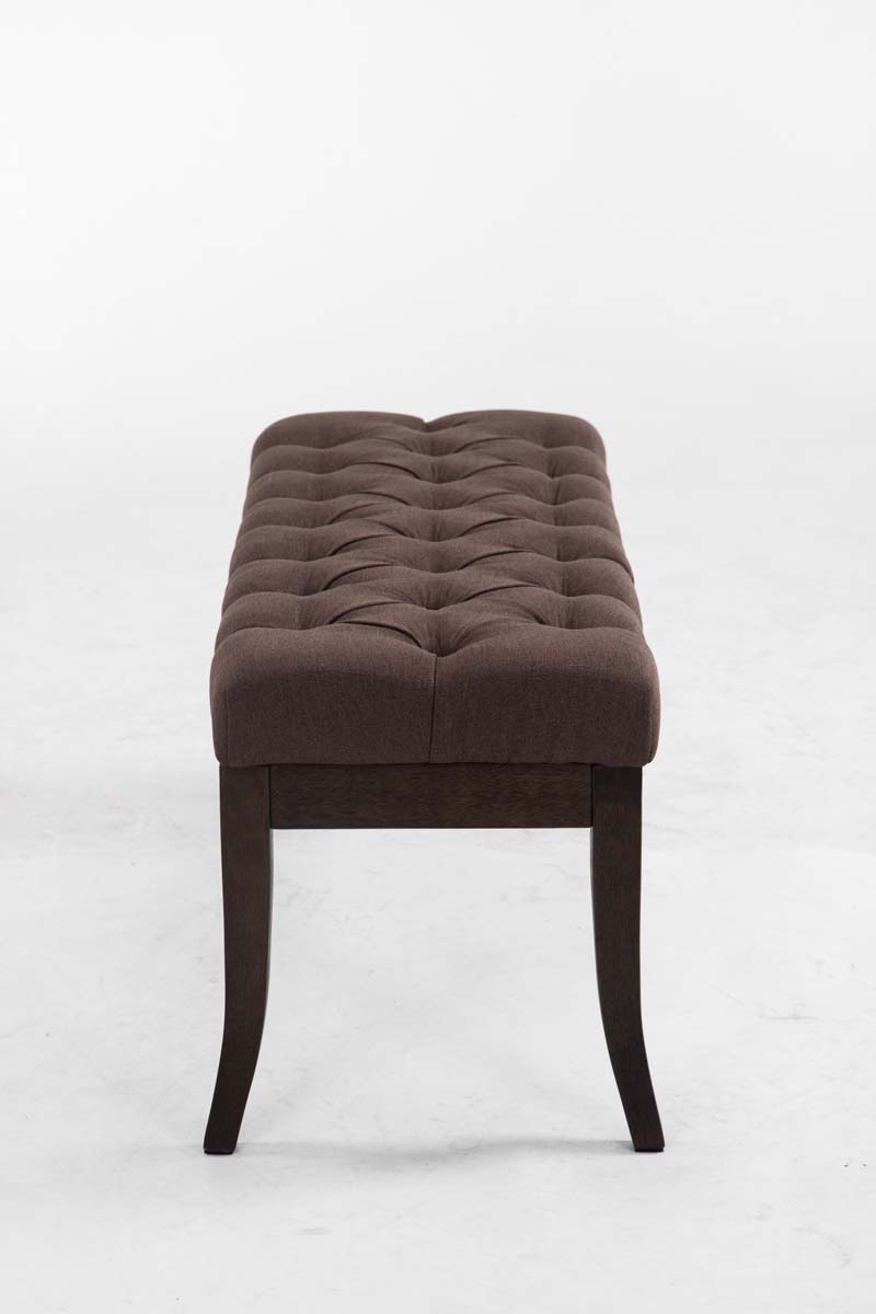 Banc Ramses tissu antique sombre