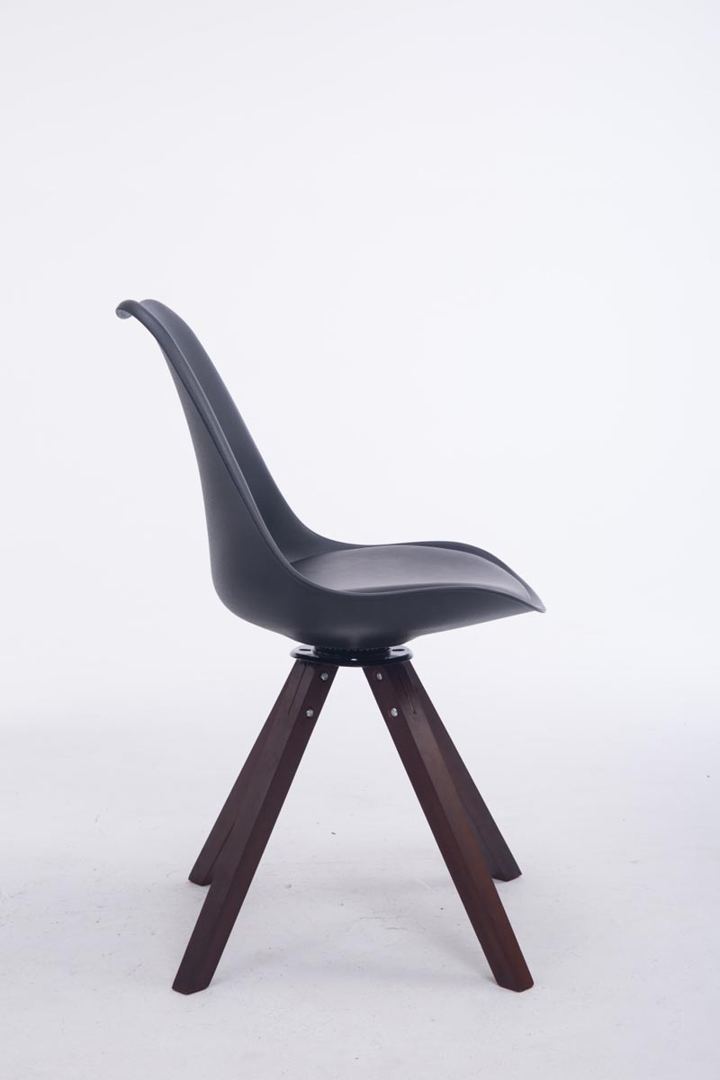 Chaise de salle à manger Troyes Pivotante Piétement en Forme Carrée